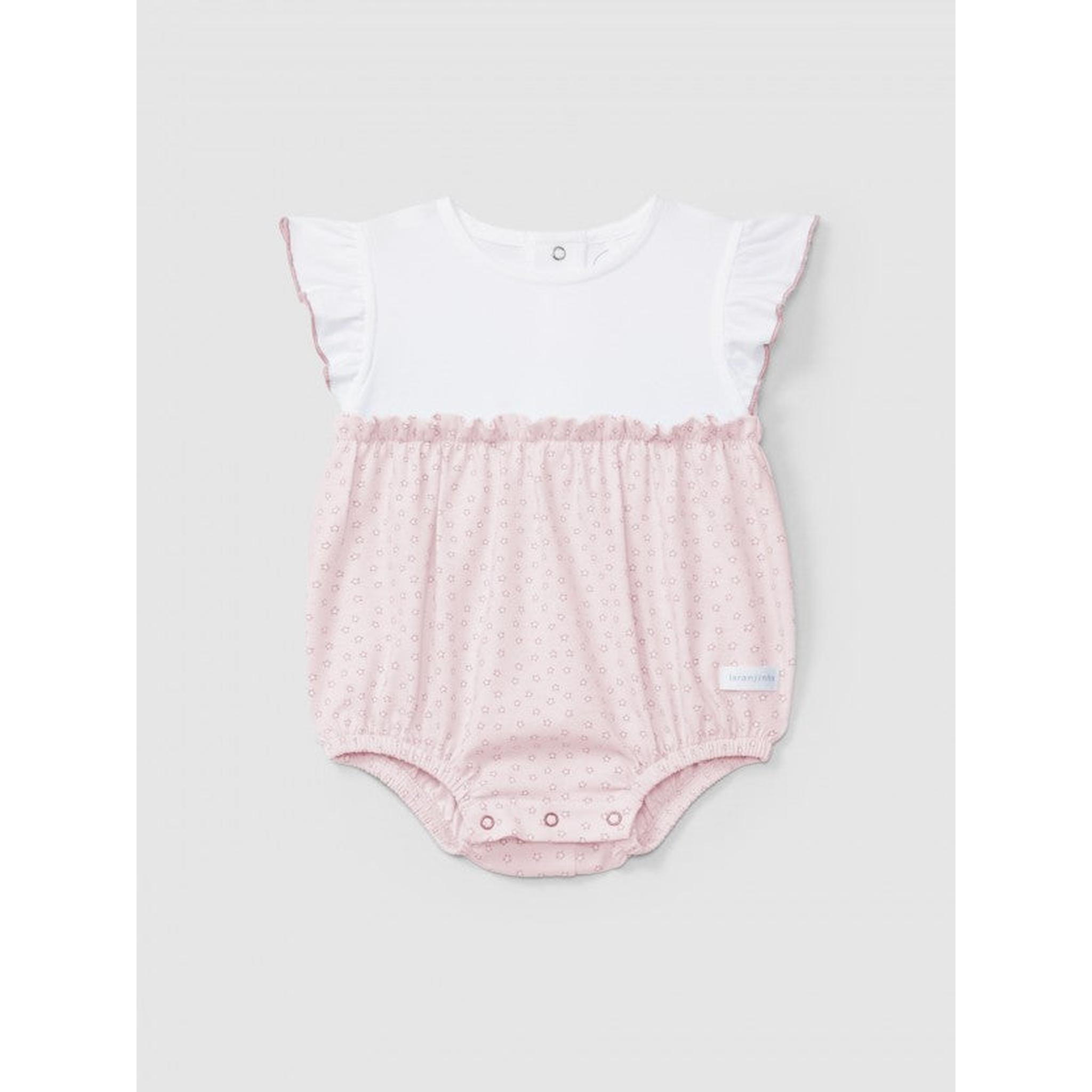 Shortie stars with ruffled detail on the sleeve