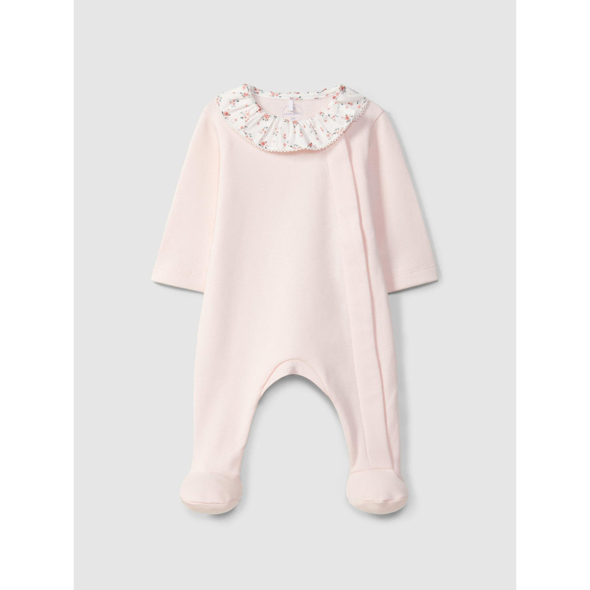 Babygrow ruffled collar with flowers
