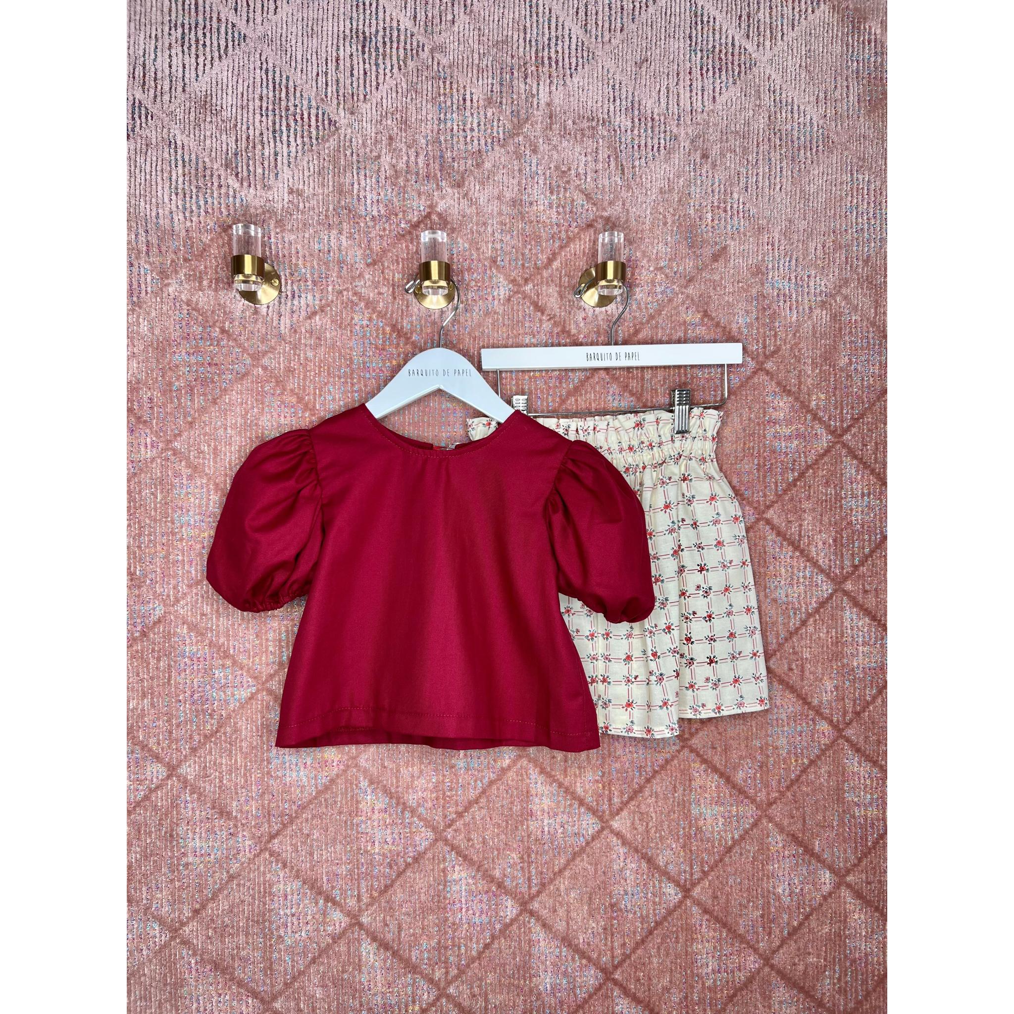 Conjunto Falda Burdeos