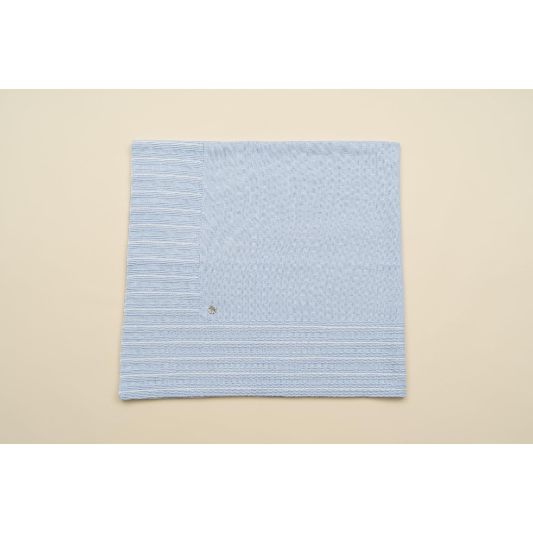 Little Stripes Knitted Blanket