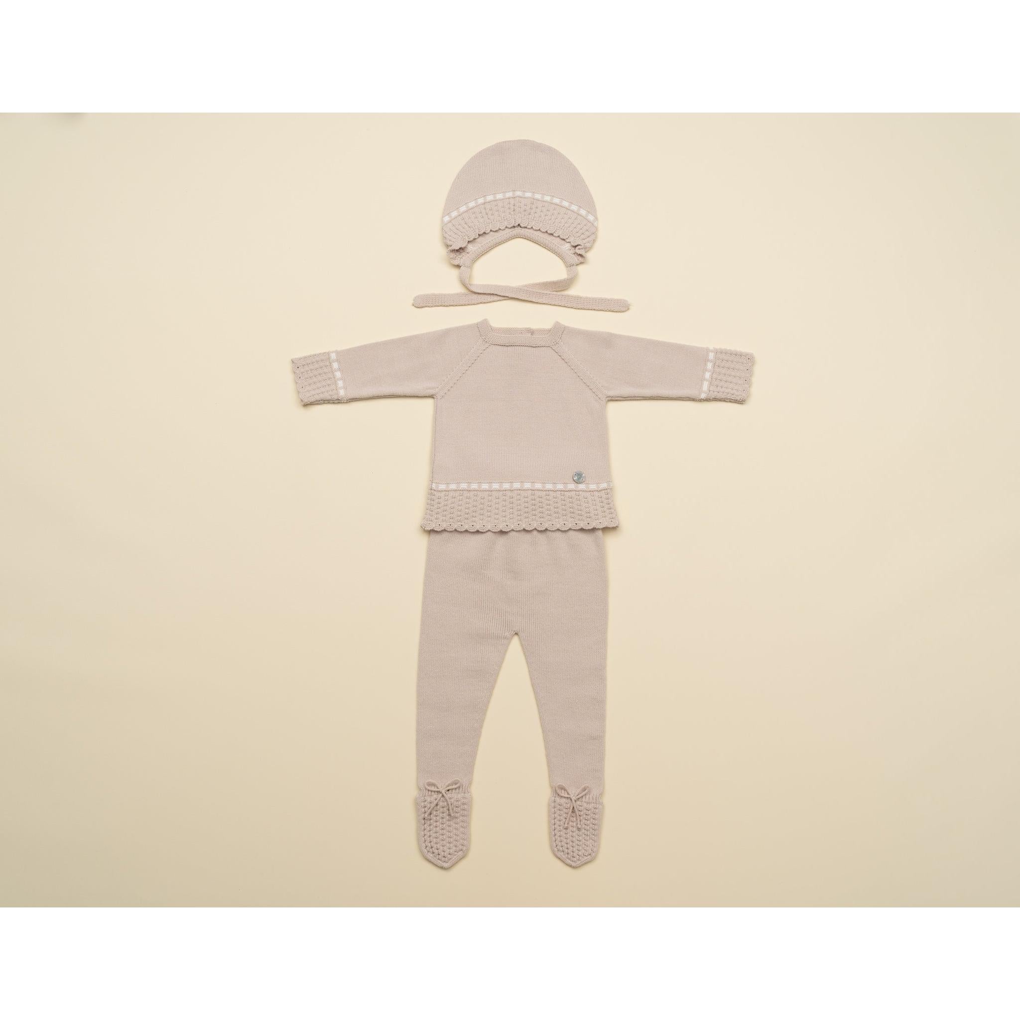 Cuadro Blanco Knitted Set