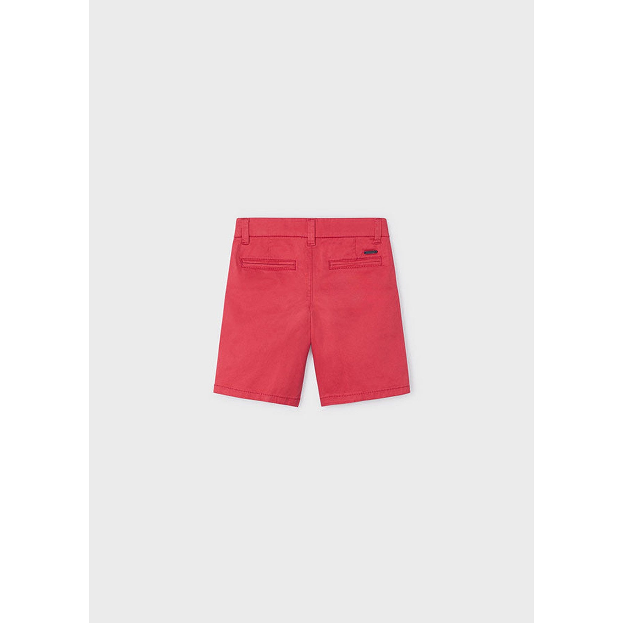 Linen Short Sleeve Red Short Set