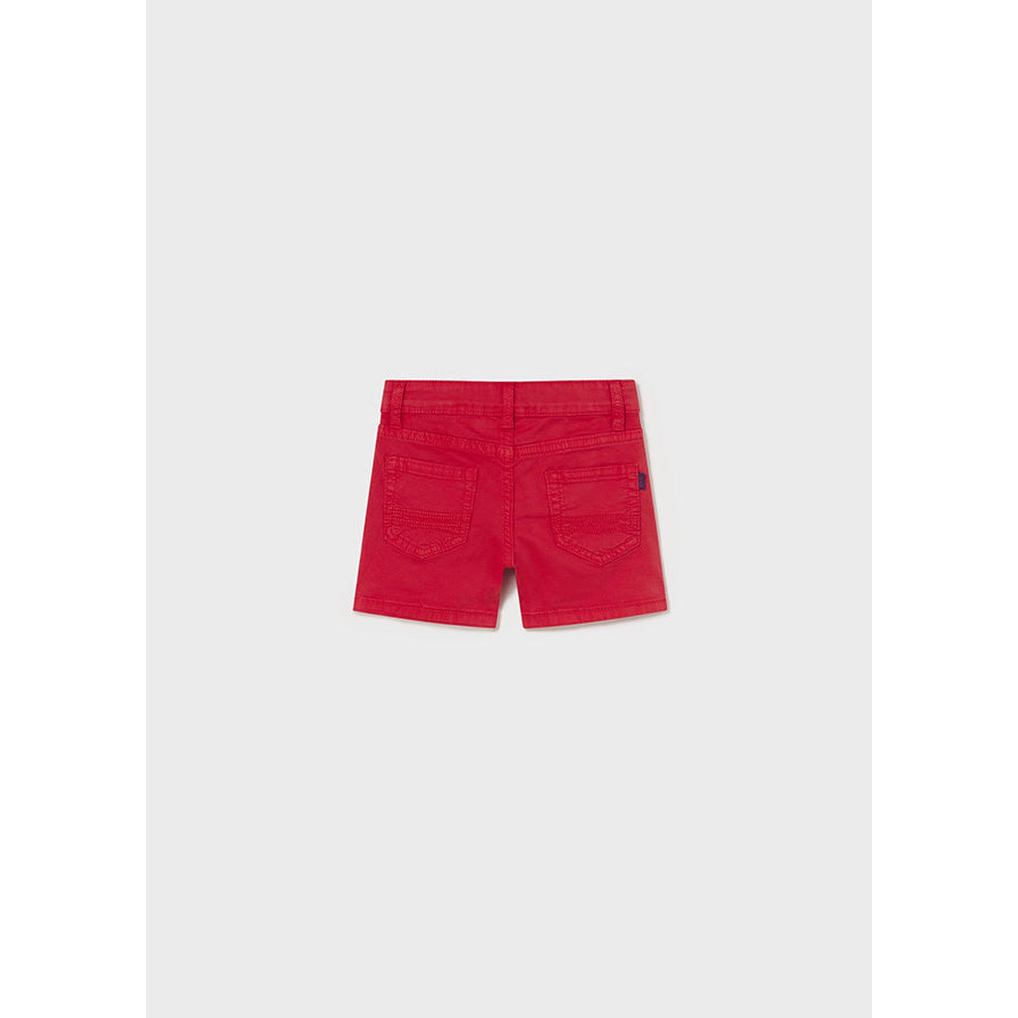 White Polo Red Short Set