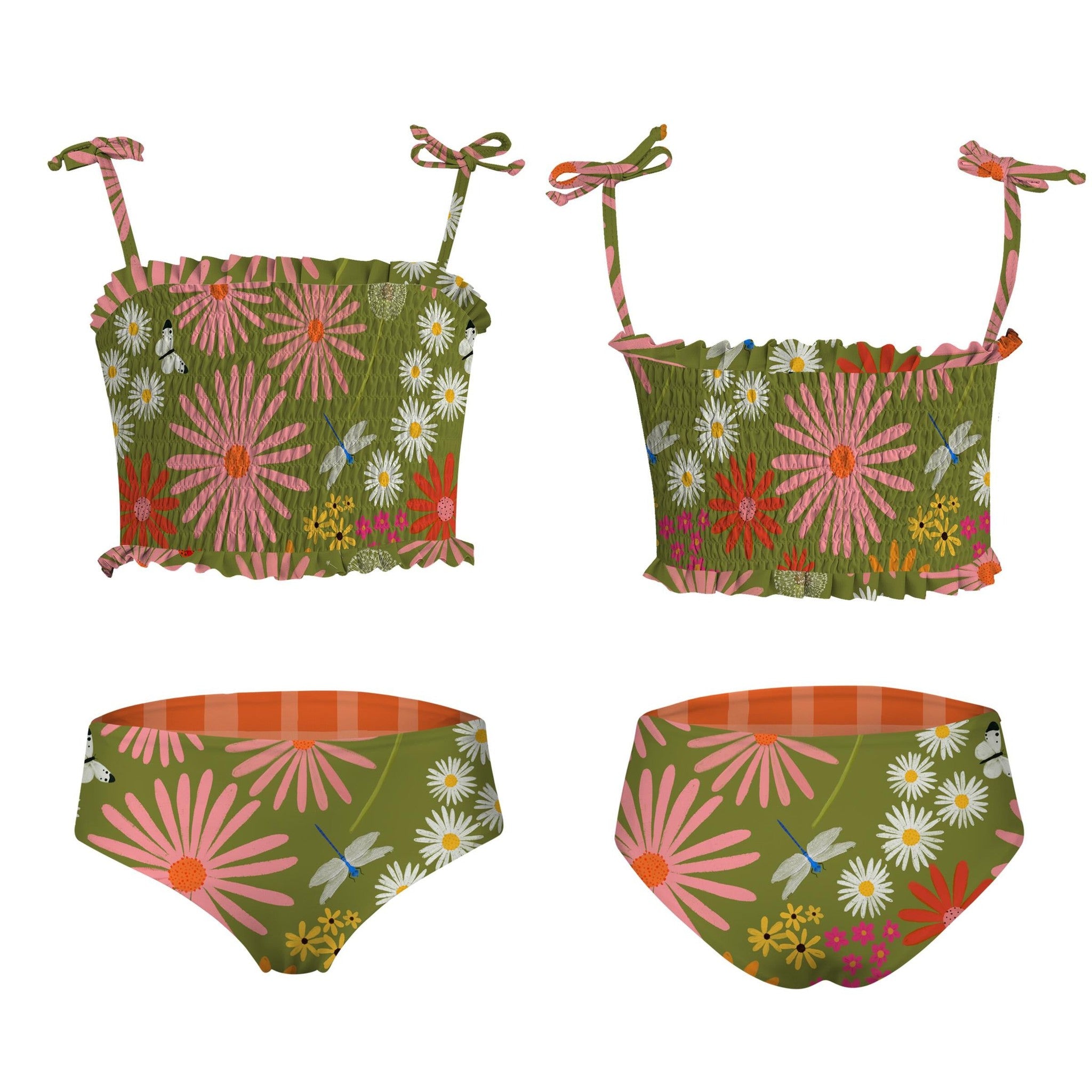 WAFFLE BIKINI- GARDEN VERDE