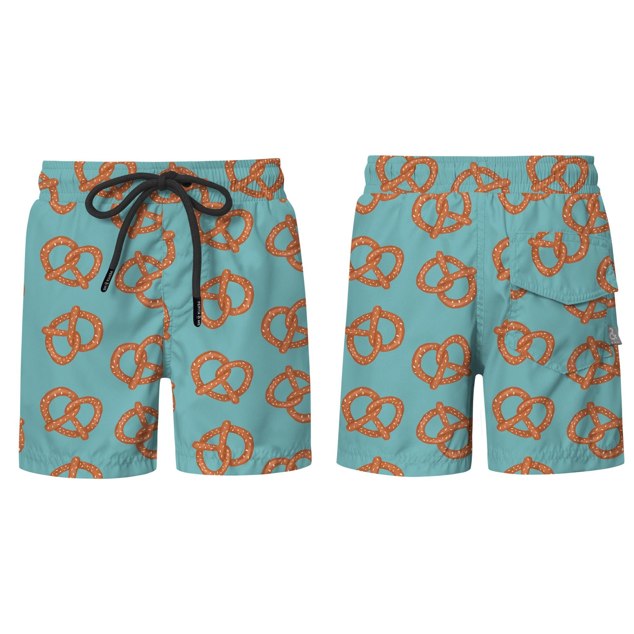 SWIMSHORTS - PRETZELS AZUL