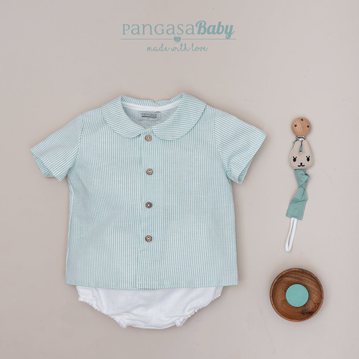Conjunto Verde Menta