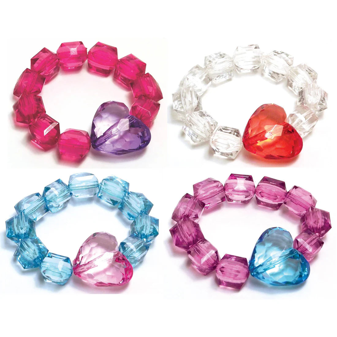 Rock Candy Bracelets - Hearts