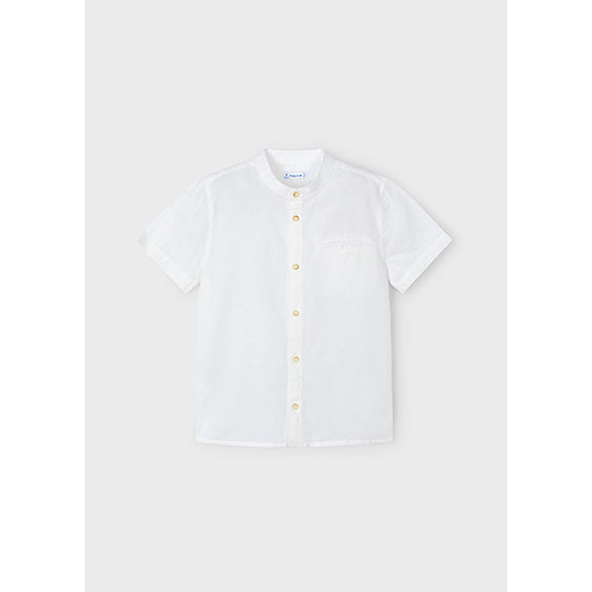 Mao Shirt Denim Bermuda Set