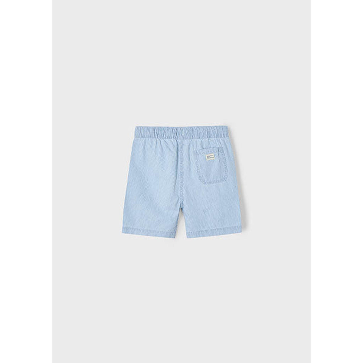 Mao Shirt Denim Bermuda Set