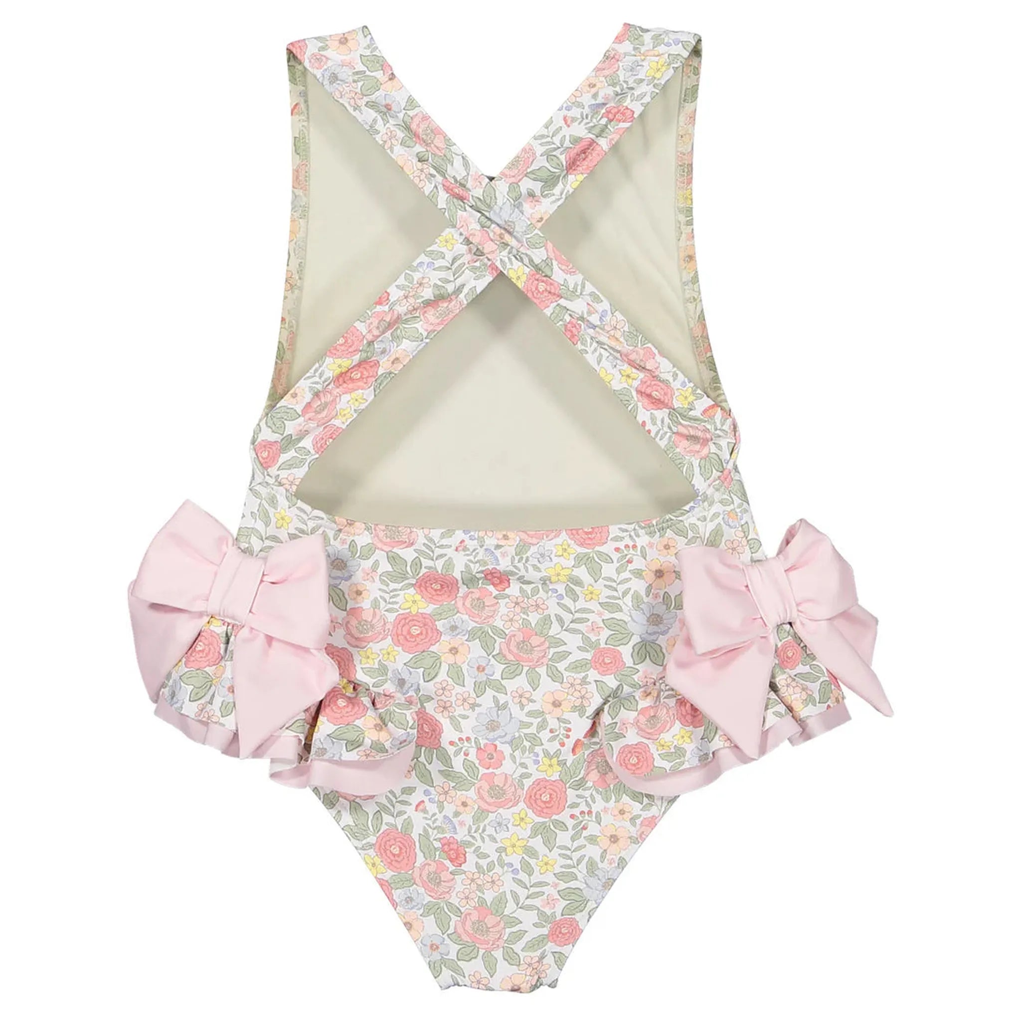Pink Floral Swimsuit