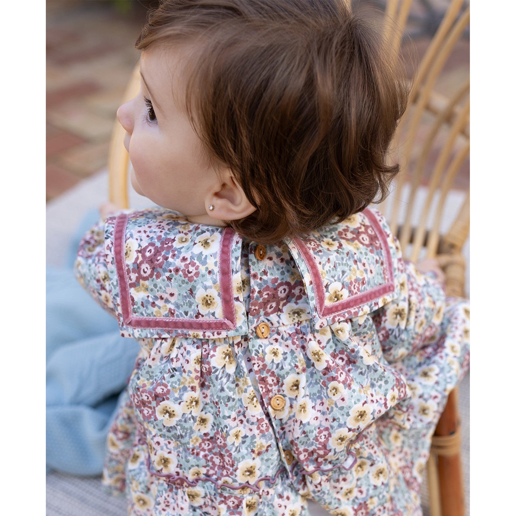 Dusty Pink Baby Dress