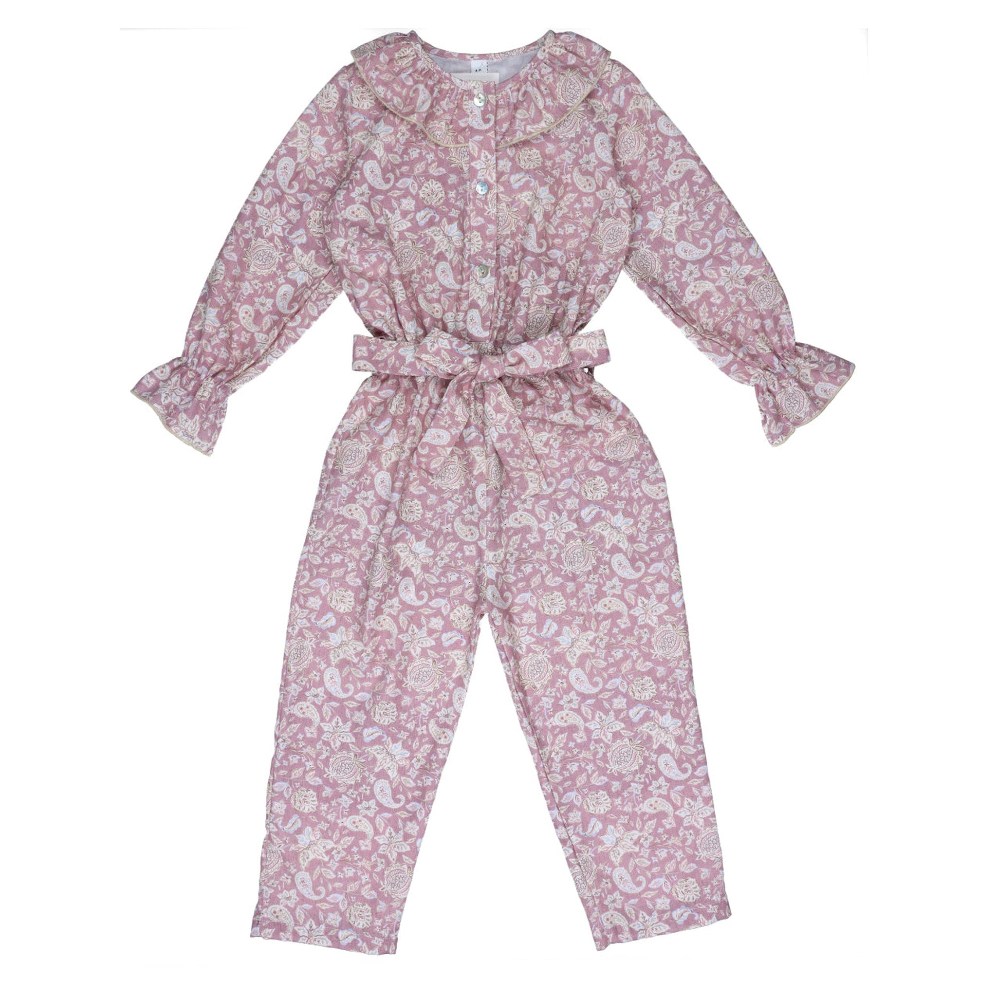 Flores Rosa Long Overall