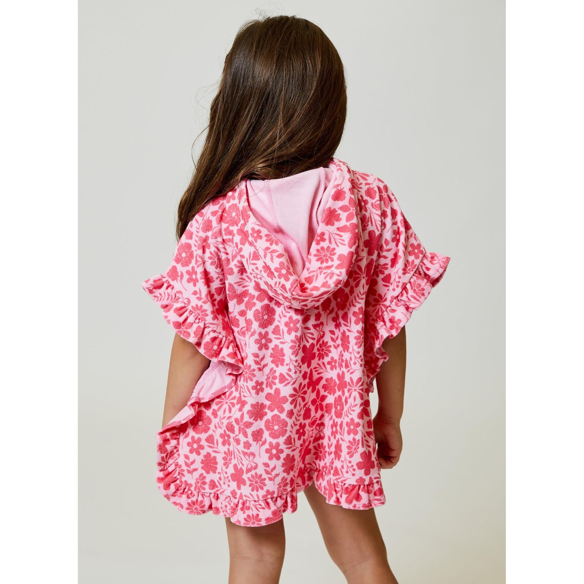 Terry Flower Poncho