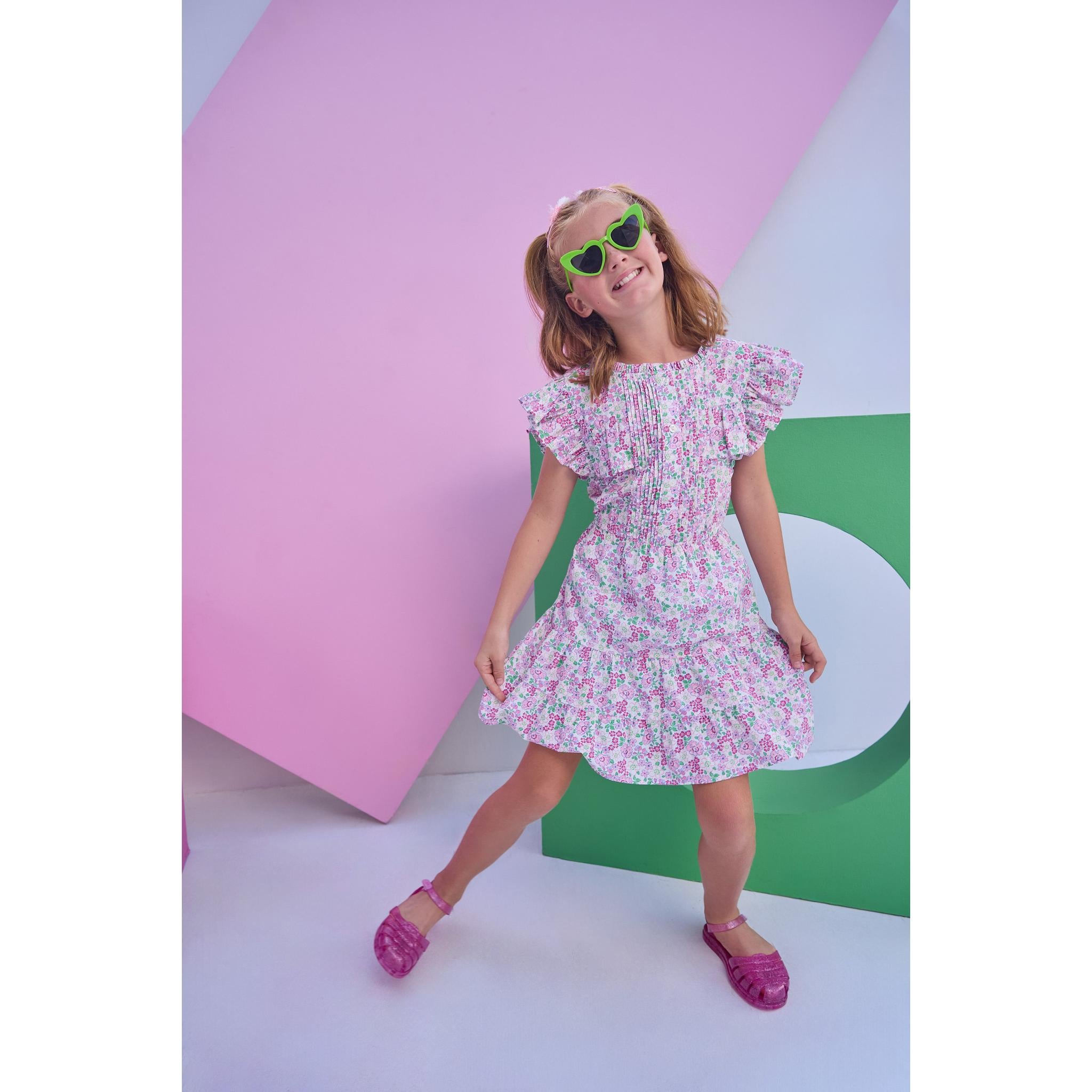 Rodeo Dress - Pink Bloomsbury Blossoms