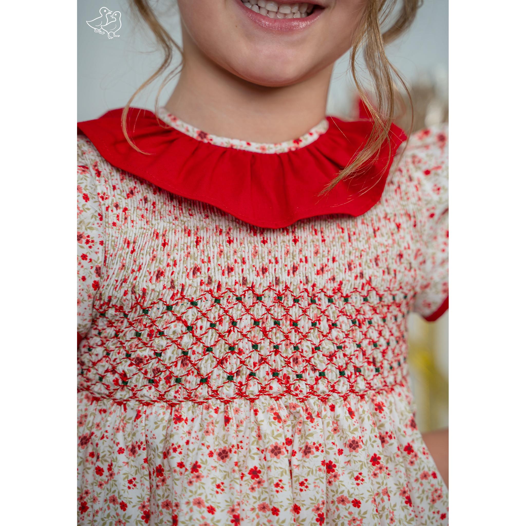 Vestido Nido Abeja Xmas