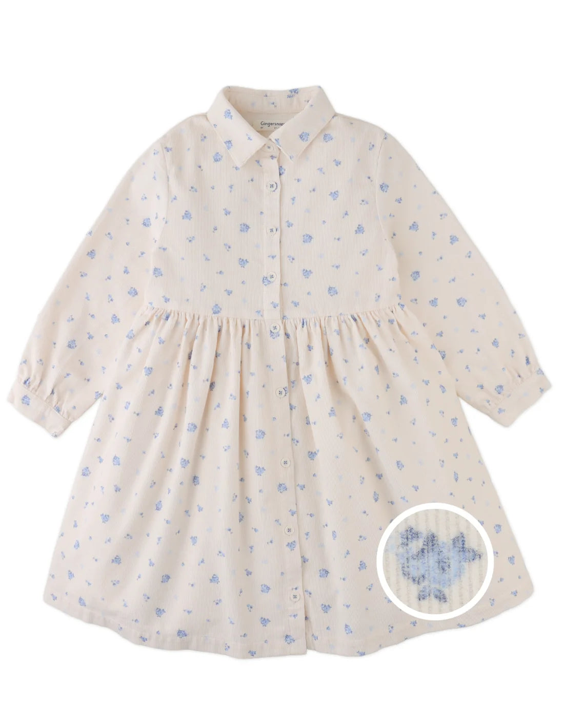 CORNELIA SHIRT DRESS WITH FLORAL PRINT