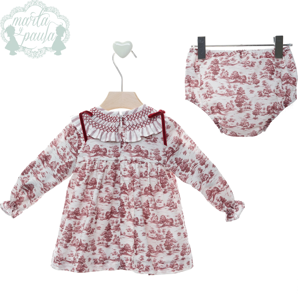 Vestido Bebe Toile Azafran