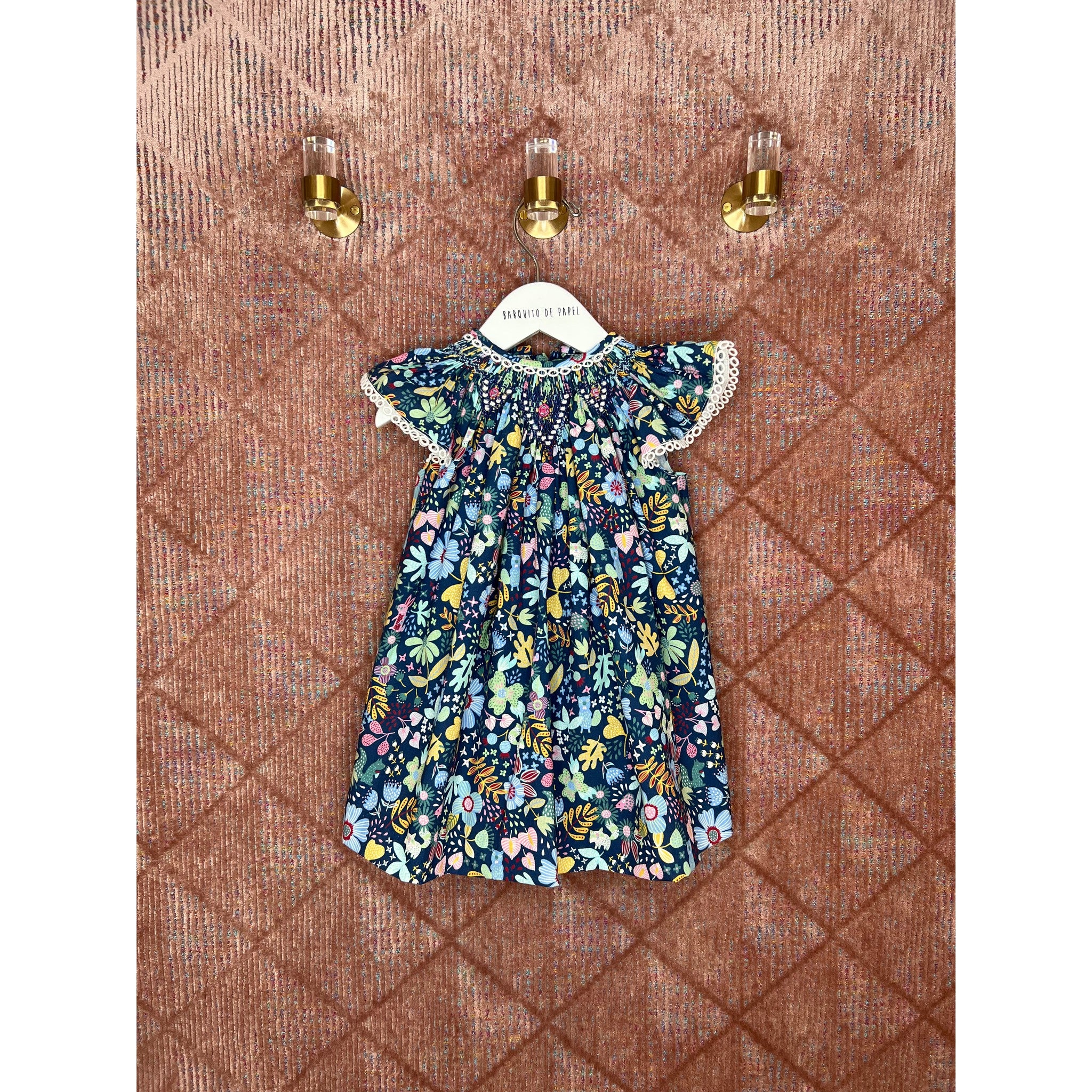 Pop Hand Smocked Dress