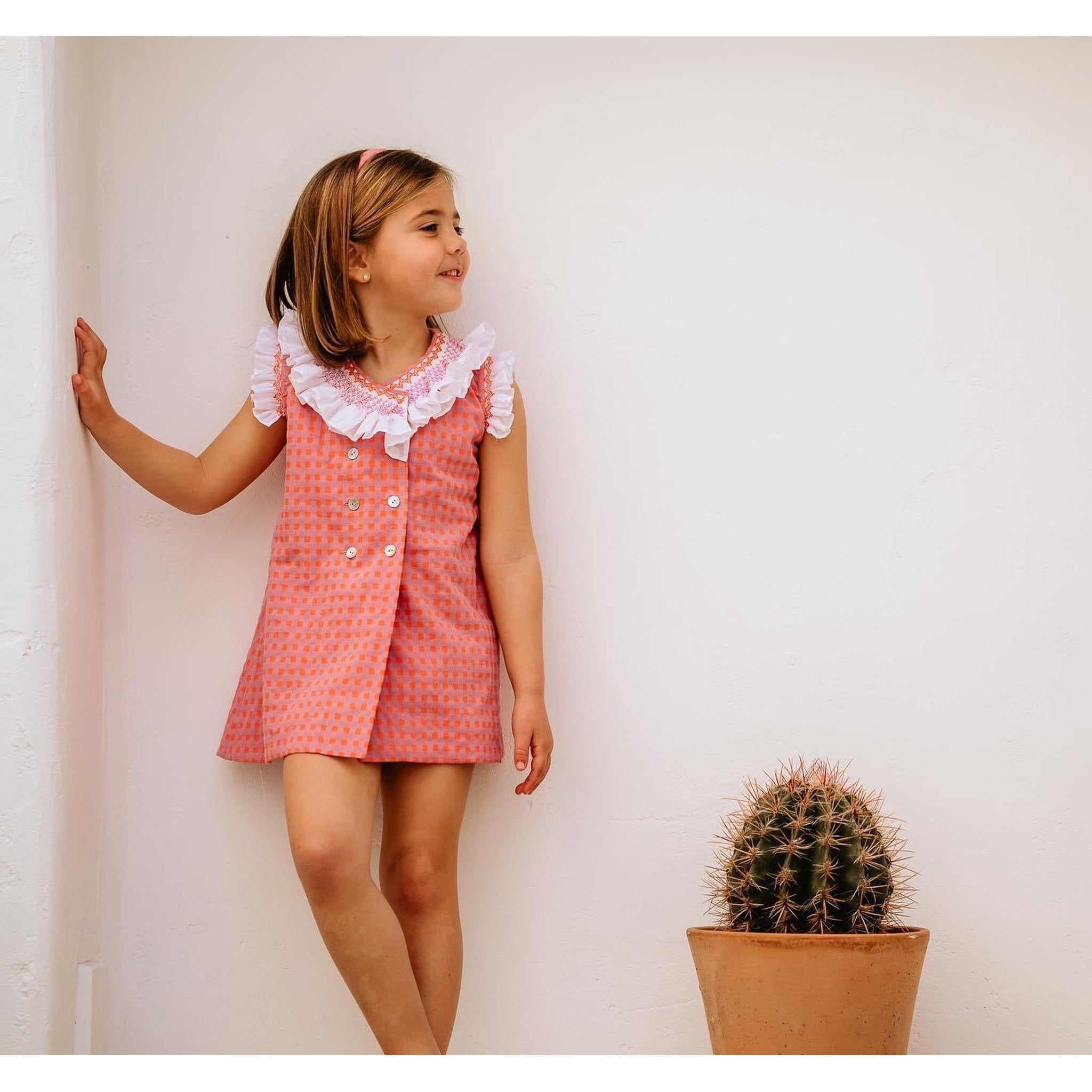 Lobster Hand Smocked Dress