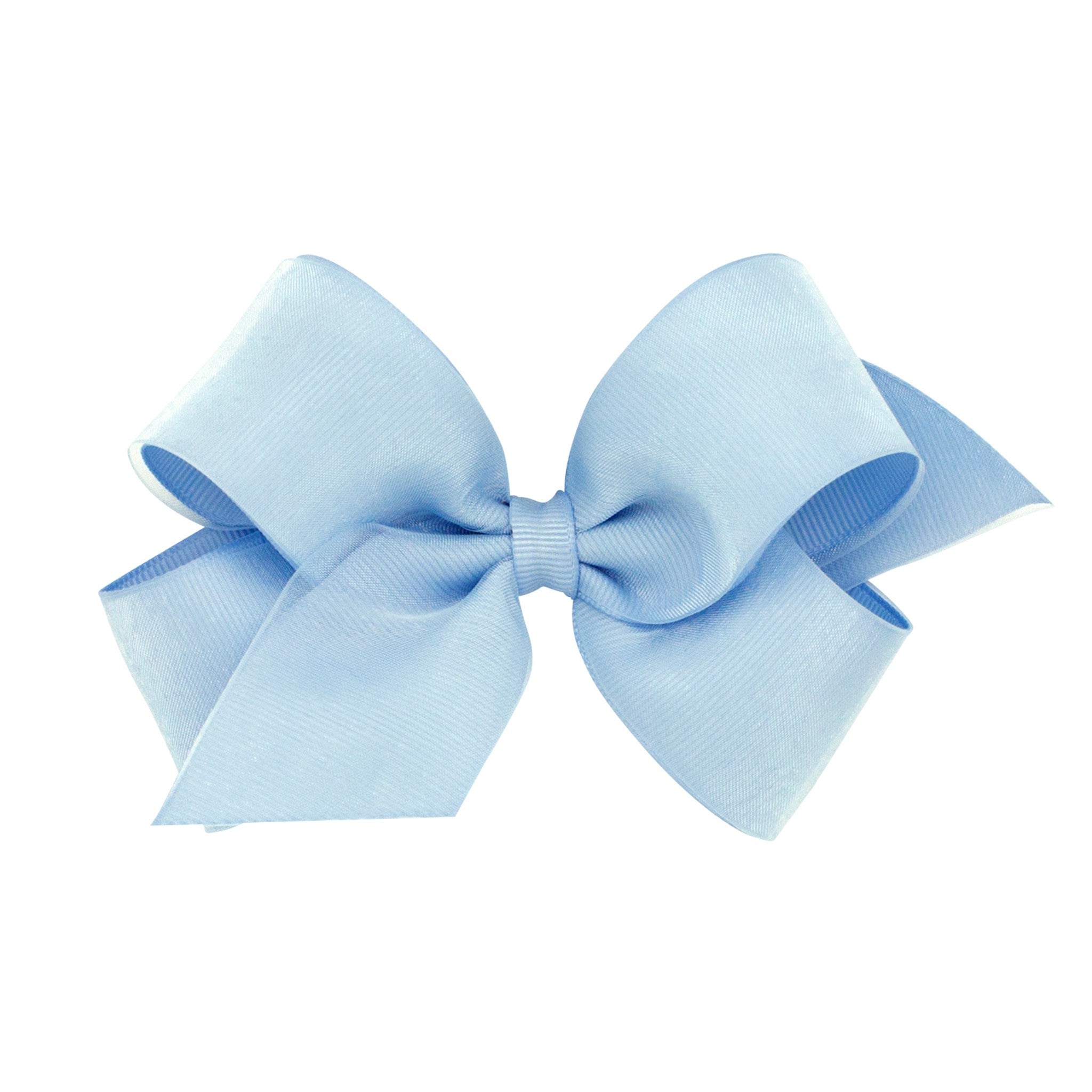 Medium Organza Overlay Girls Hair Bow