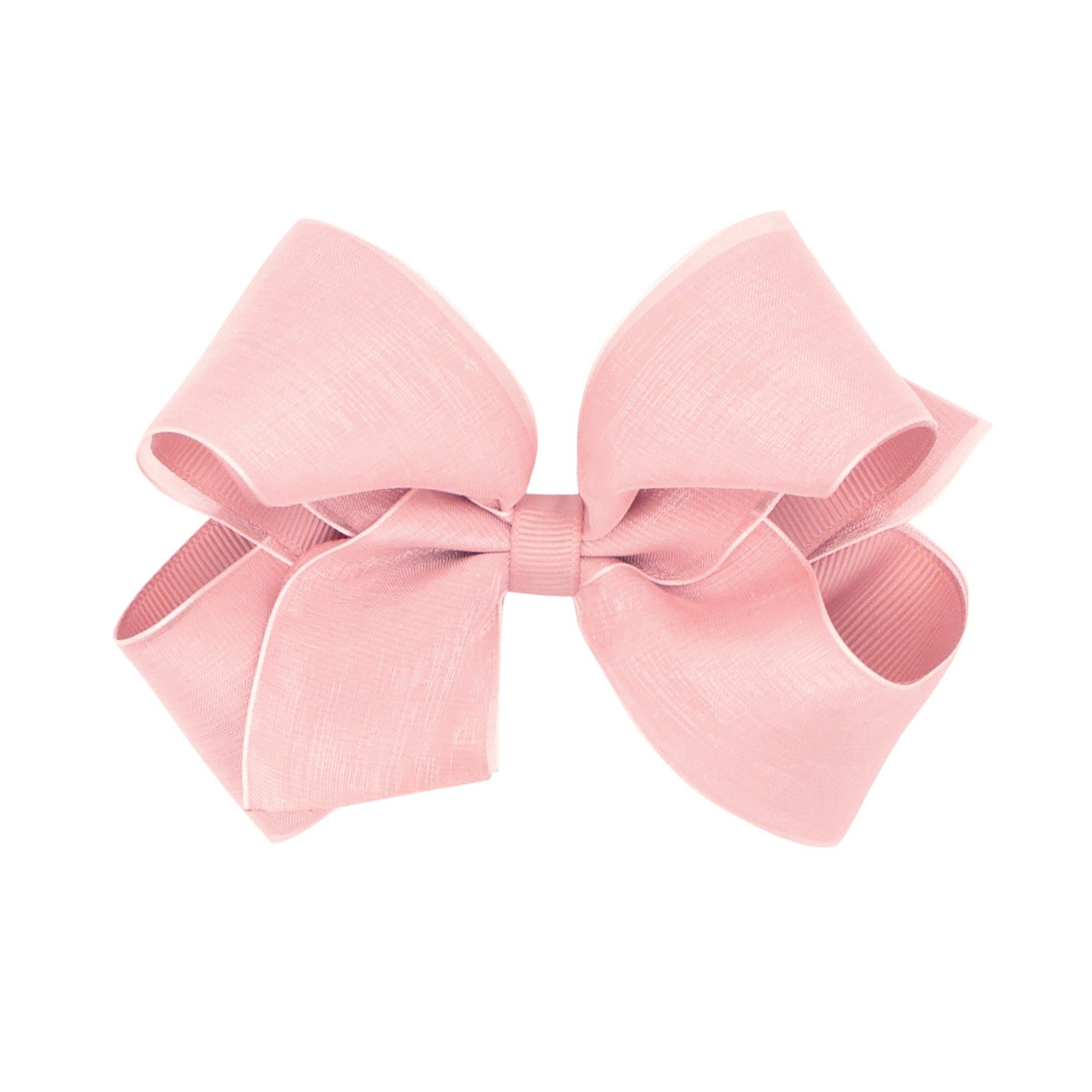 Medium Organza Overlay Girls Hair Bow