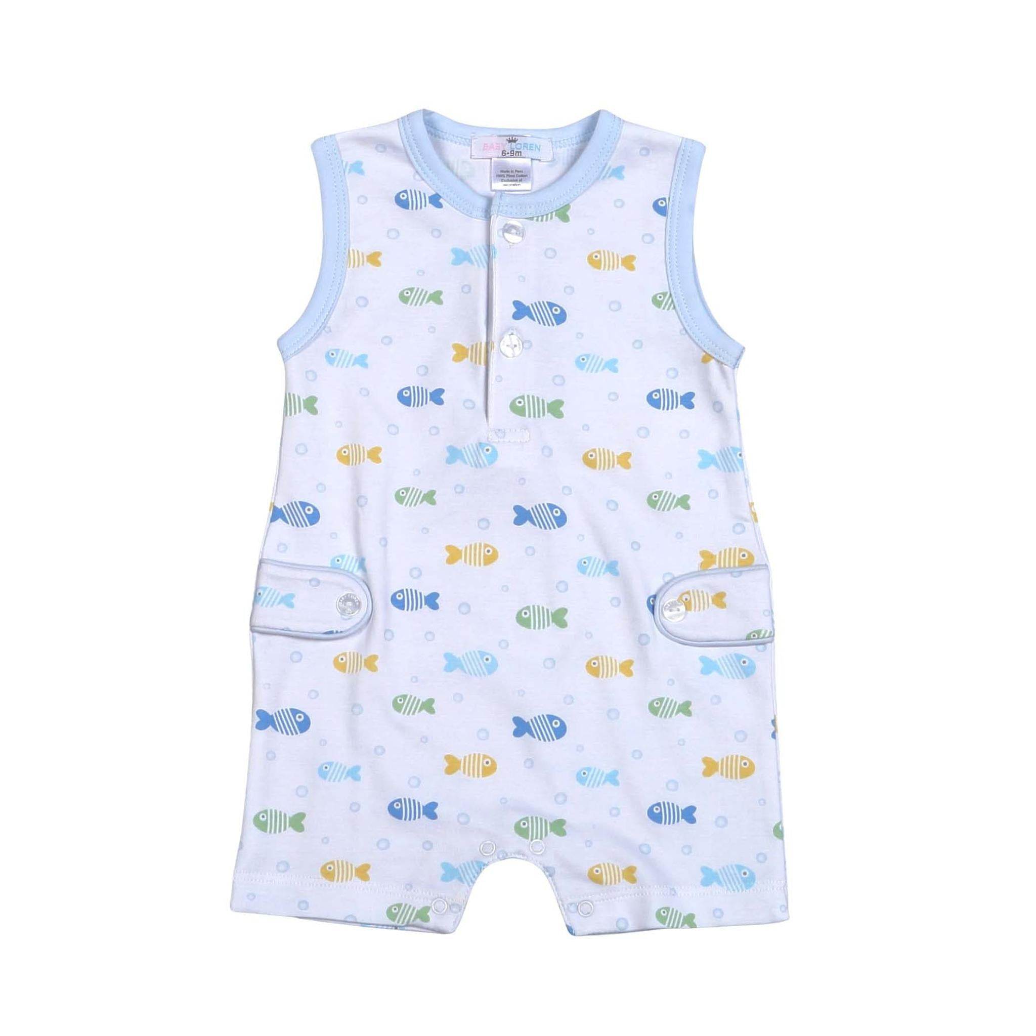 Blue Romper Fish Buddies