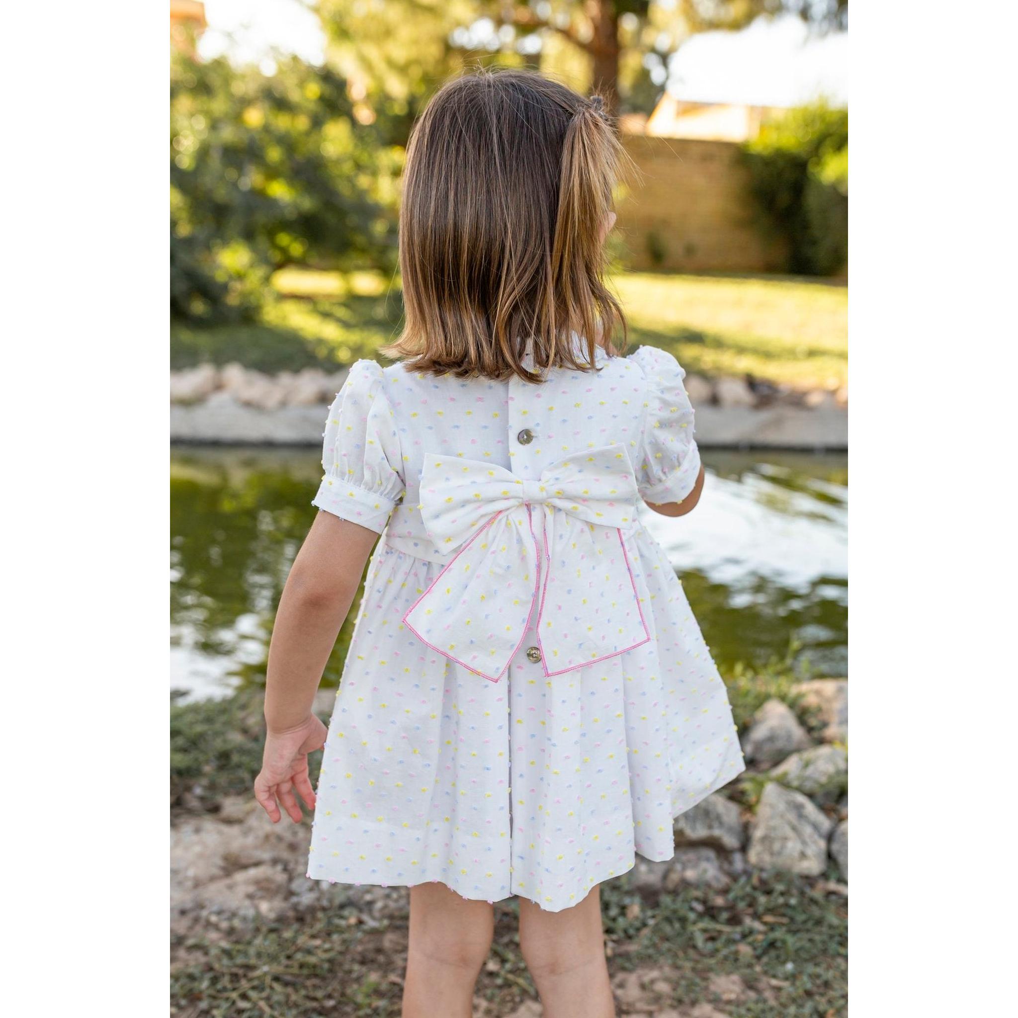 Puntitos Hand Smocked Dress