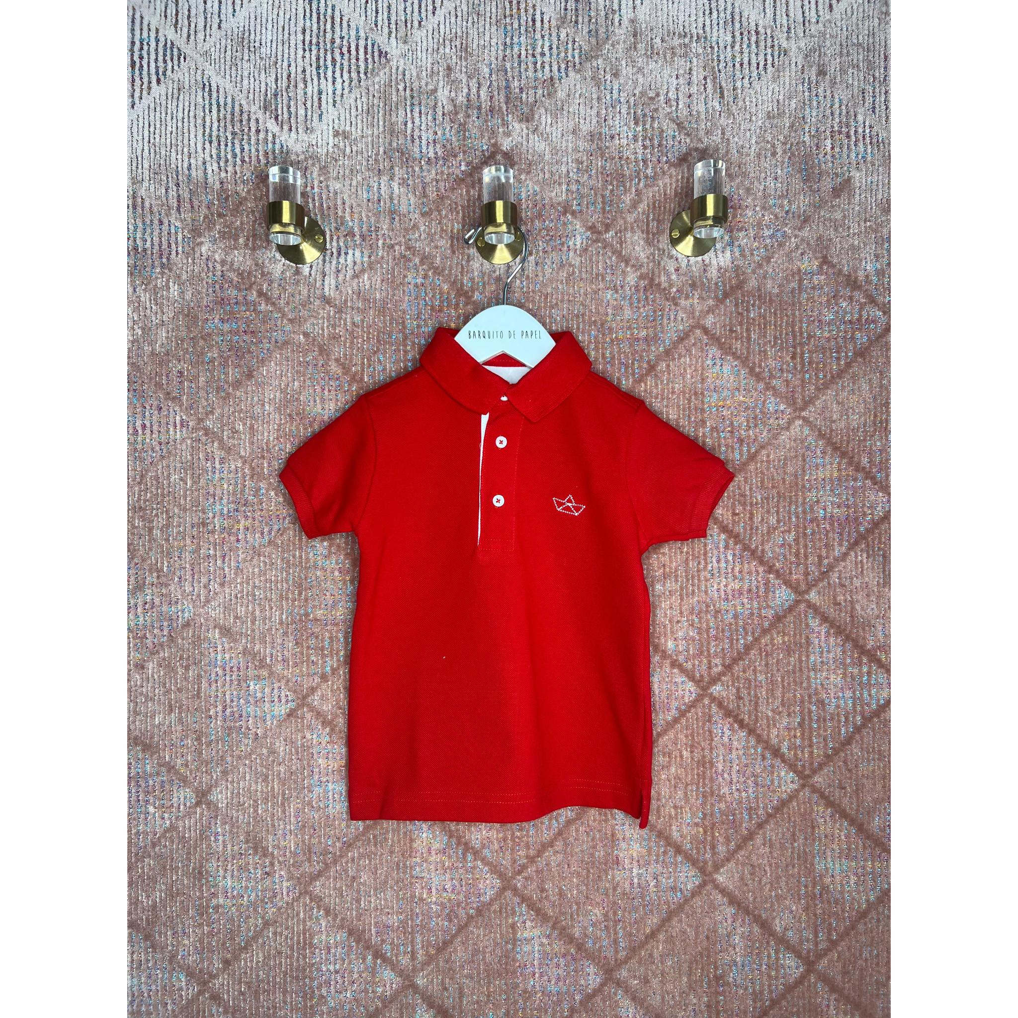 Red Classic Polo
