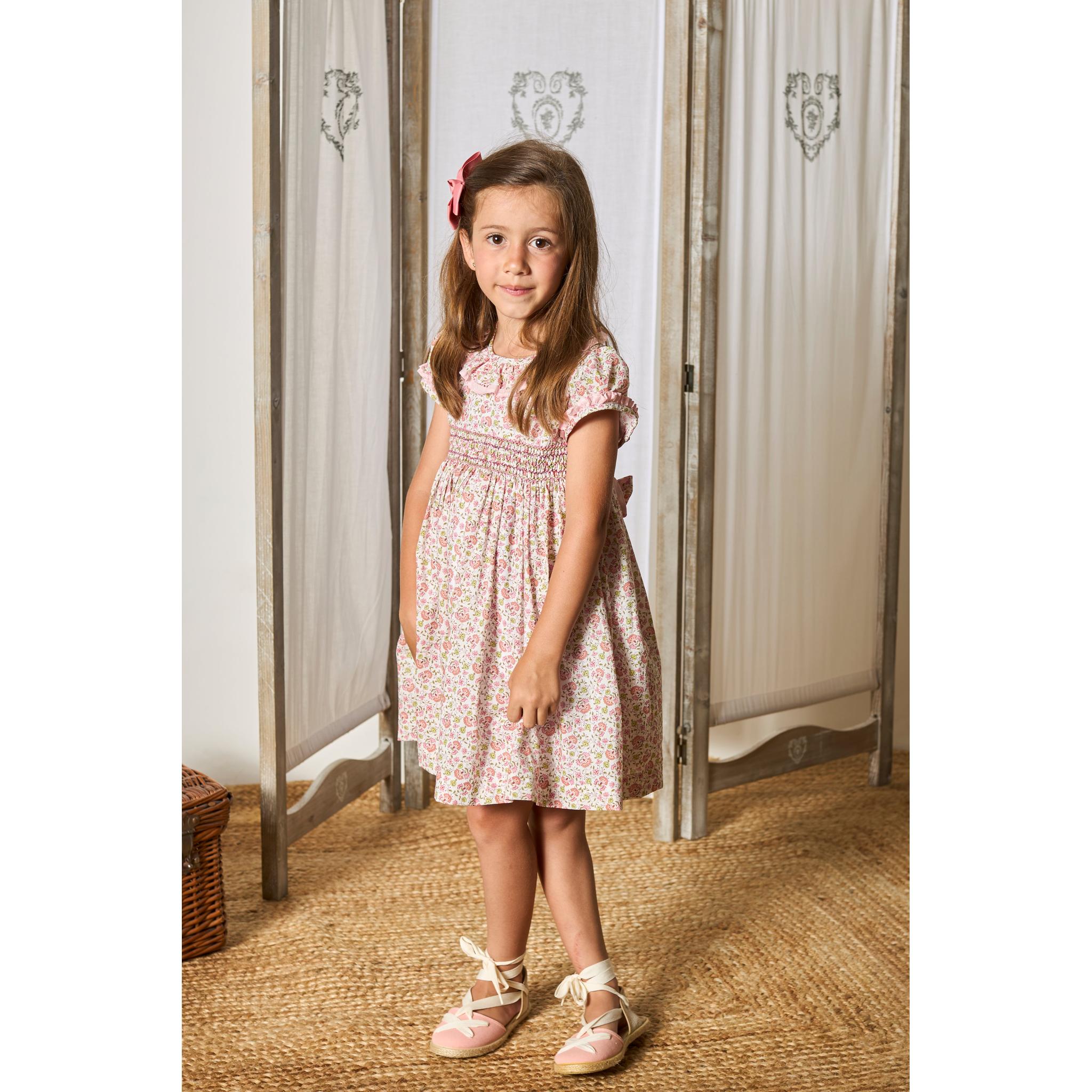 Niza Handsmocked Dress