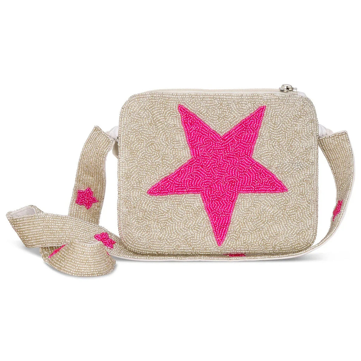 Girls Star Beaded Crossbody Bag