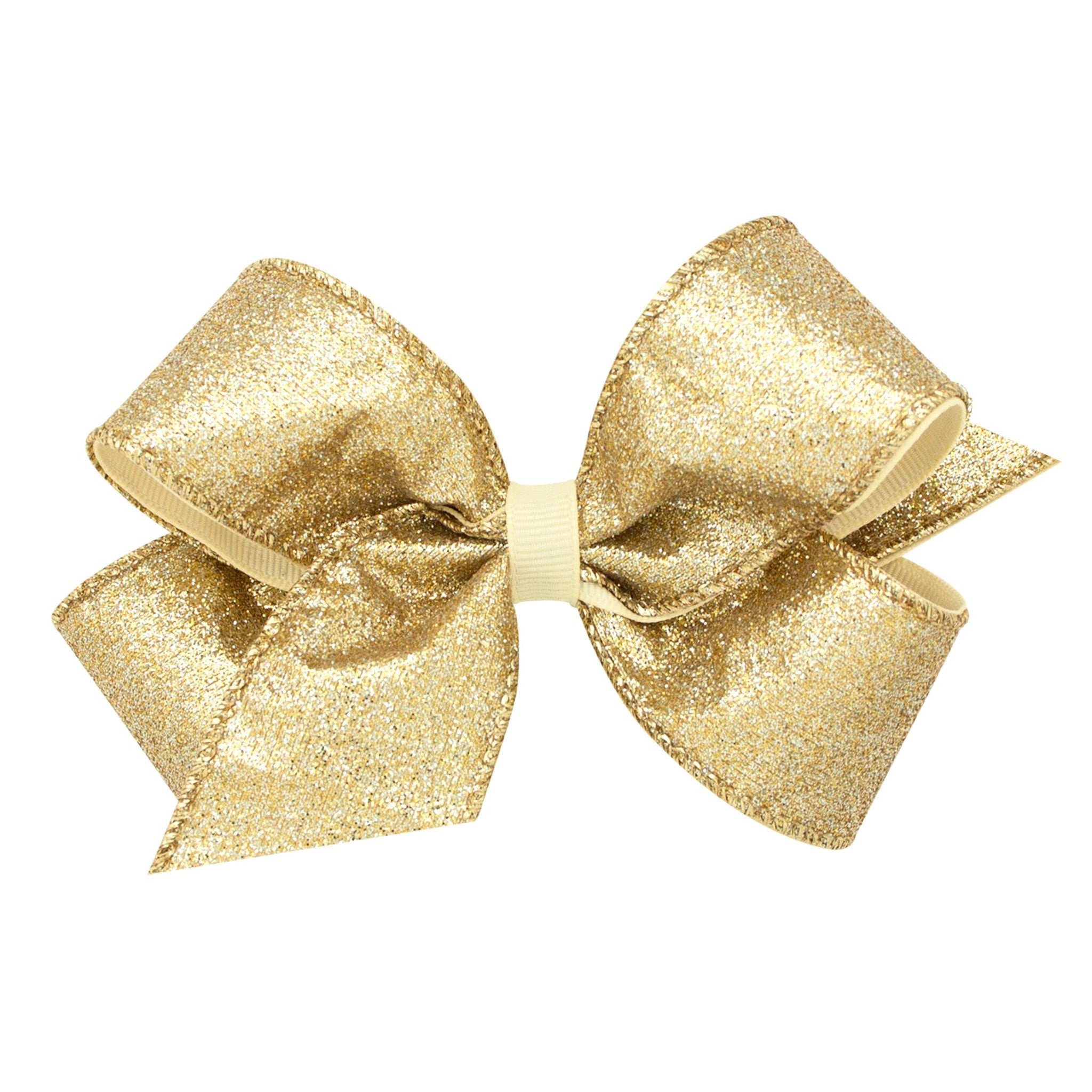 Medium Party Glitter Girls Hair Bow