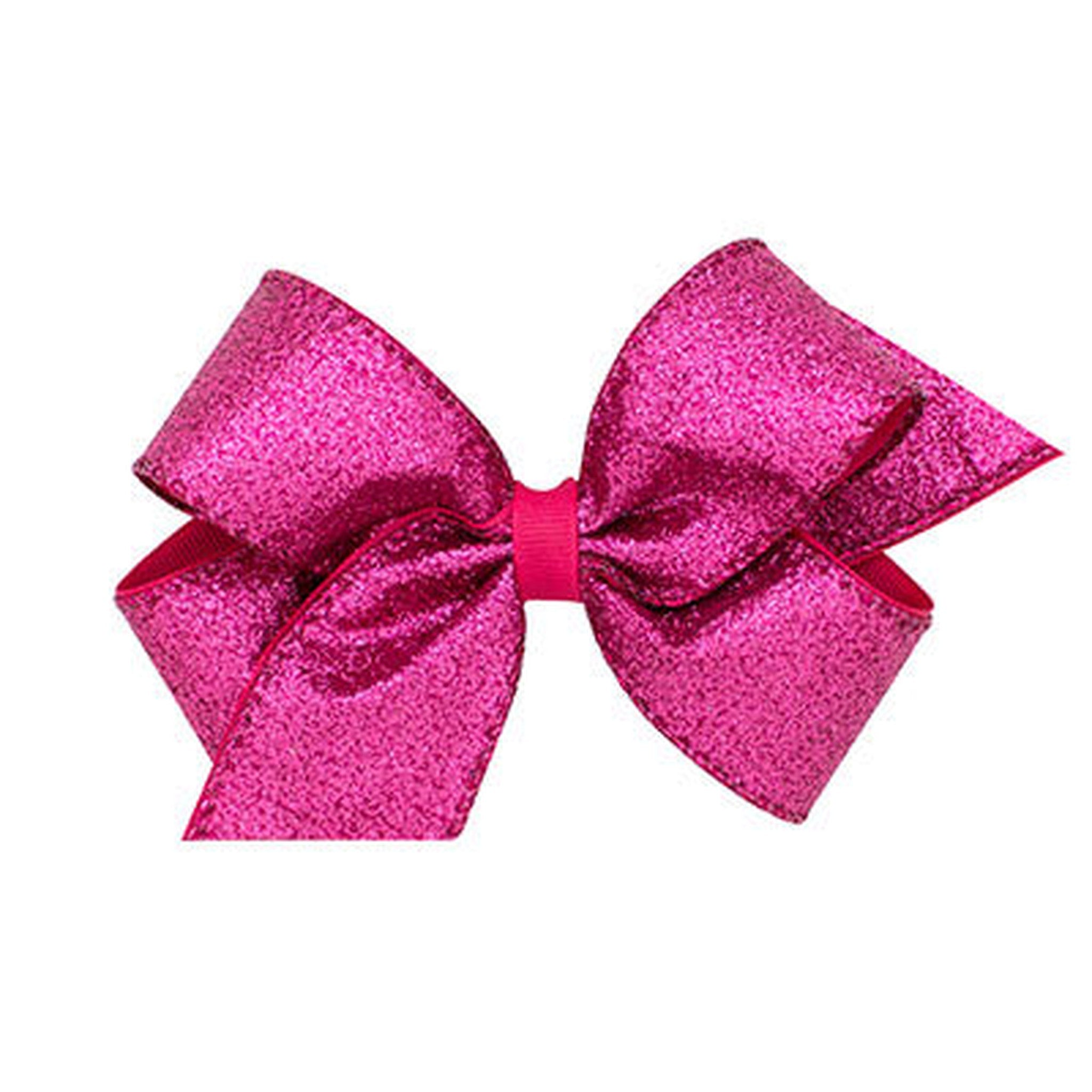 Medium Party Glitter Girls Hair Bow