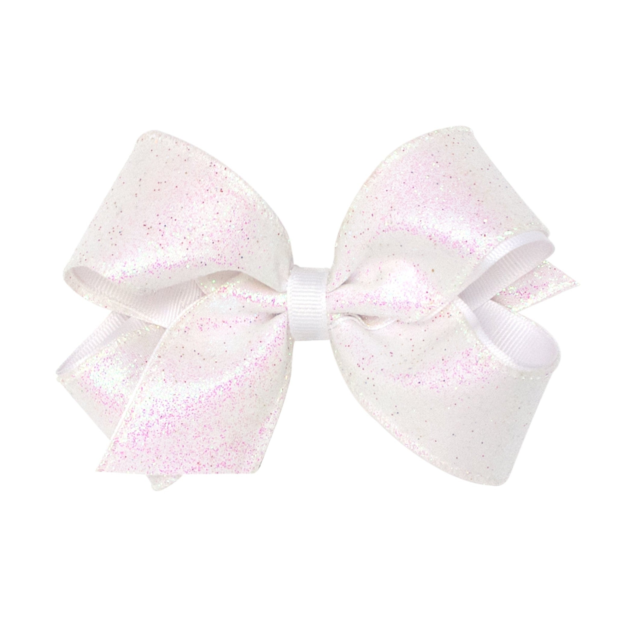 Medium Party Glitter Girls Hair Bow