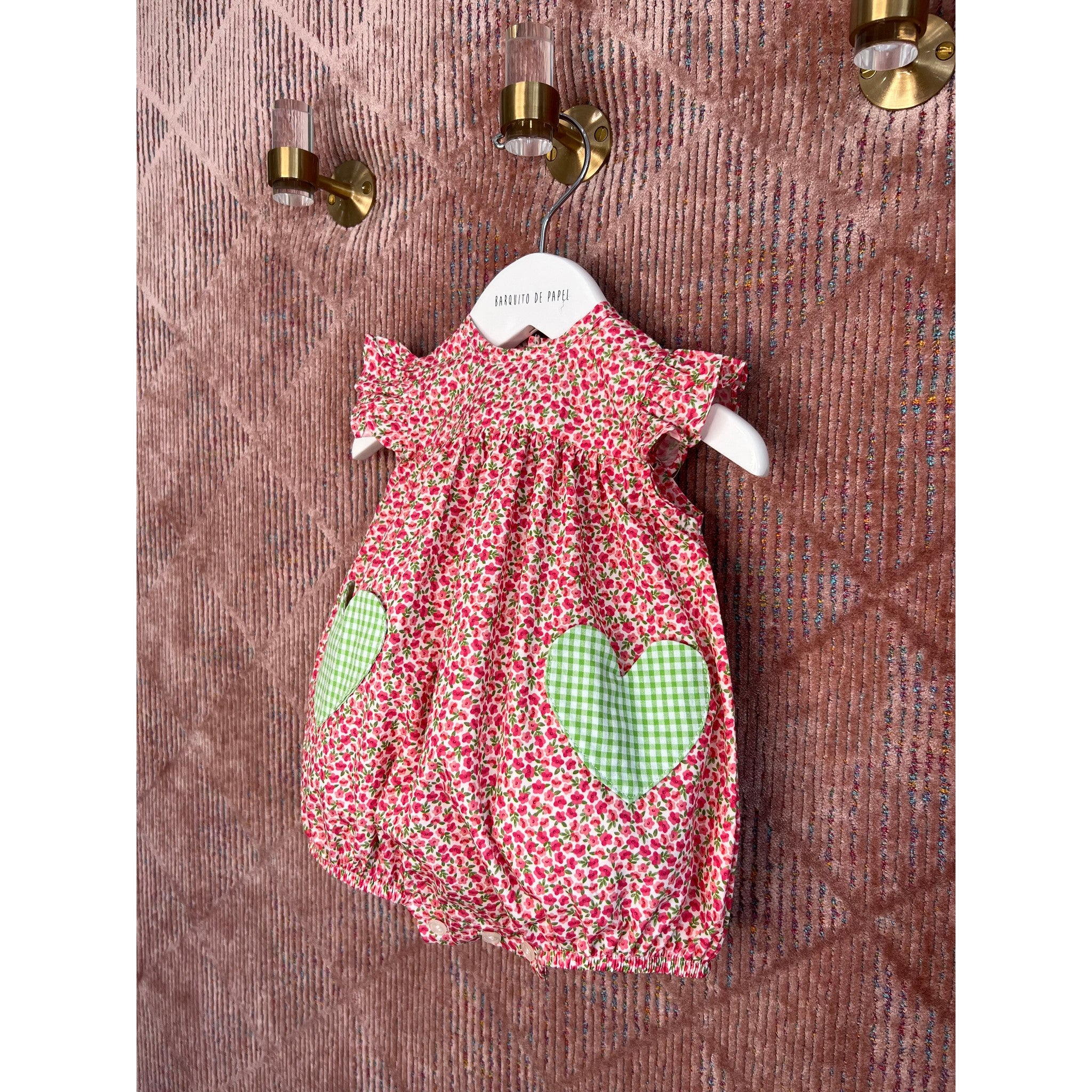 Mini Flor Heart Romper