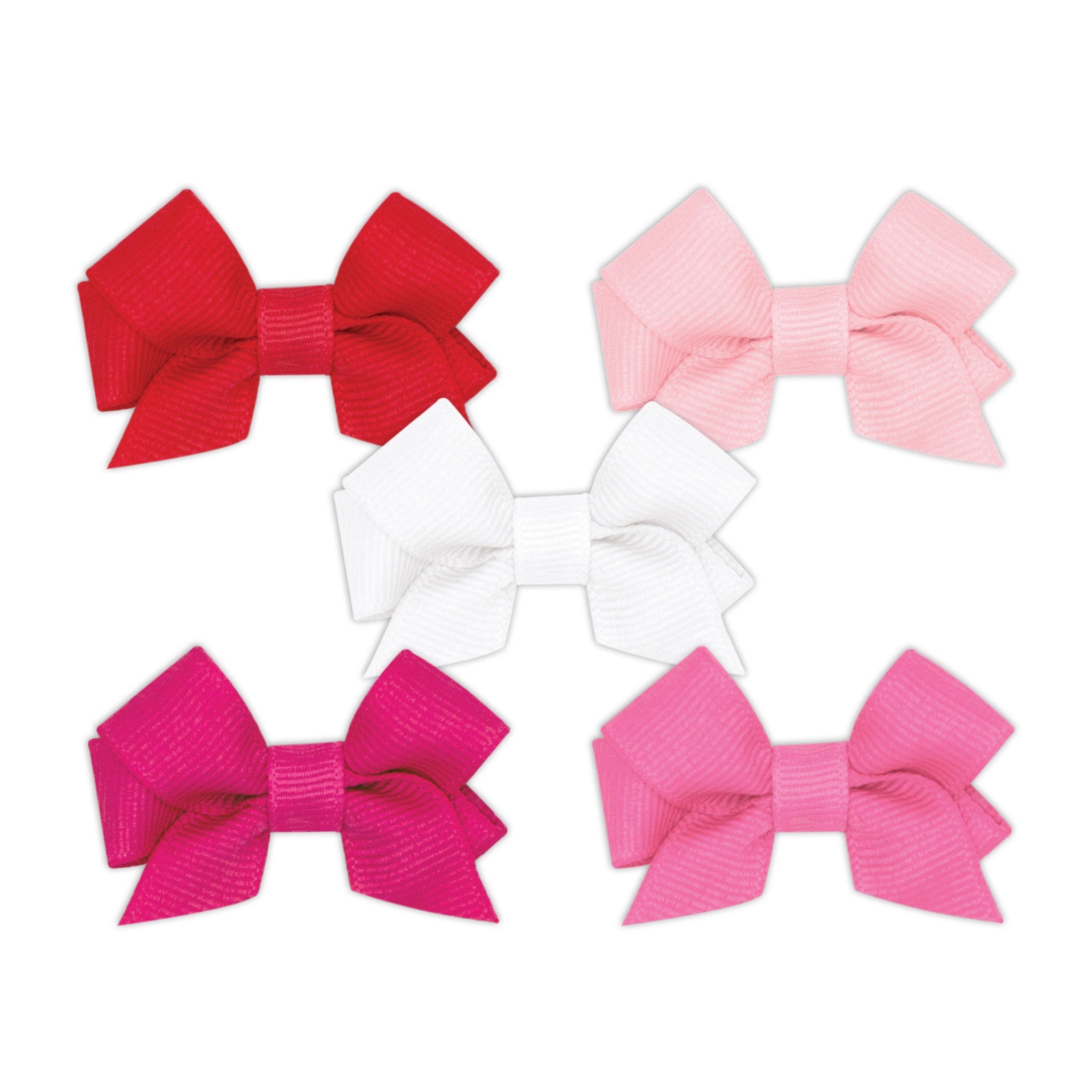 Five Tiny Front-tail Grosgrain Bows