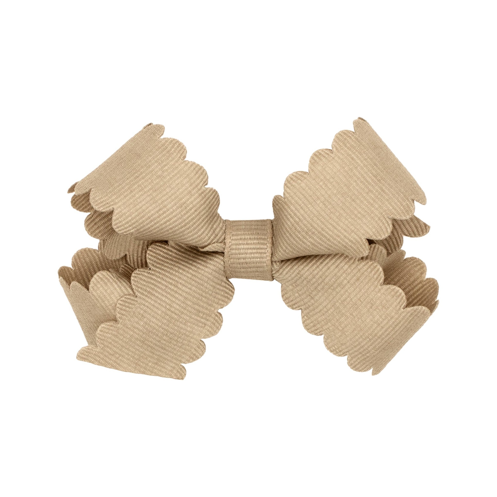 Mini Scalloped Edge Grosgrain Bow