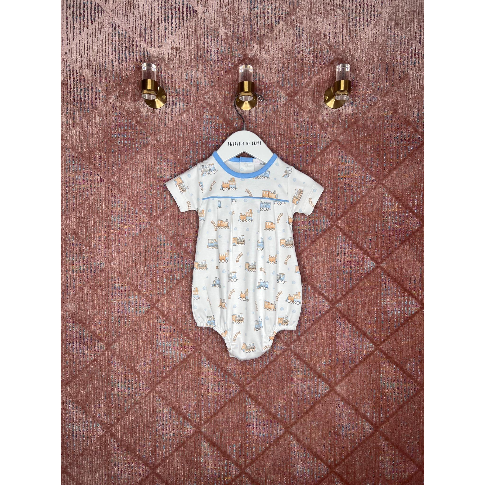 Choo Choo Pima Romper