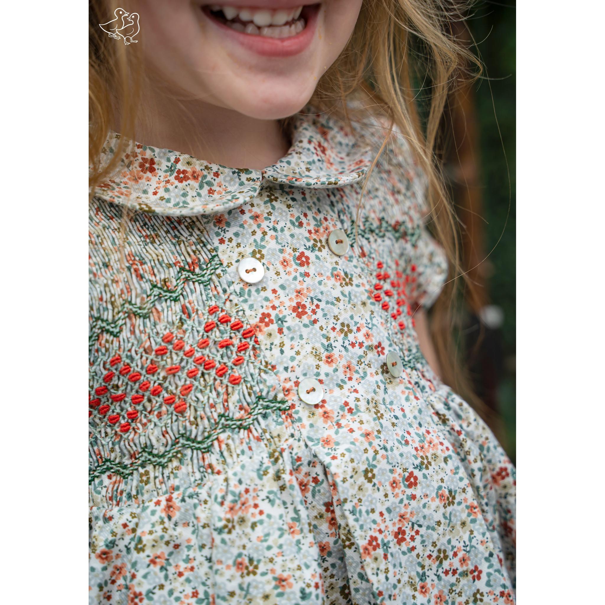 Vestido Nido Abeja Forest