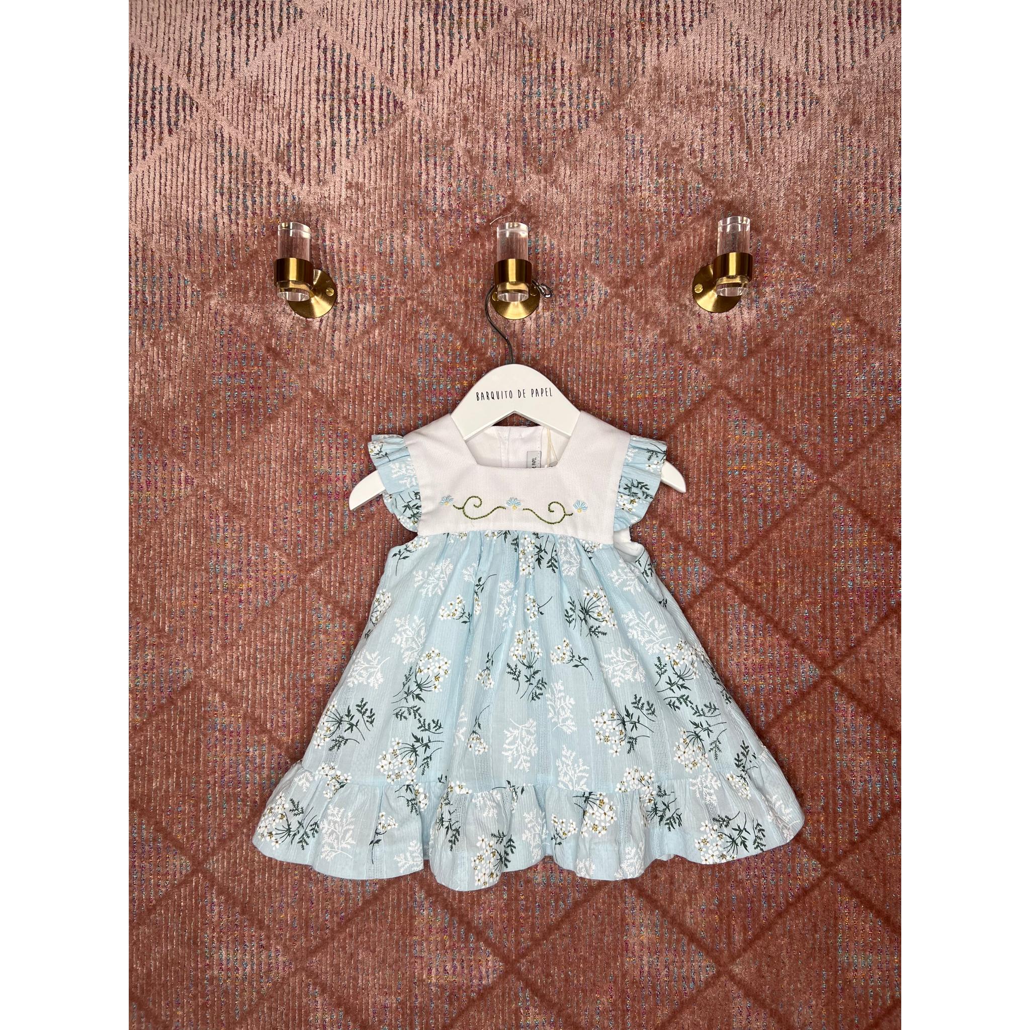 Vestido Pechero Bordado A Mano- Several Colors