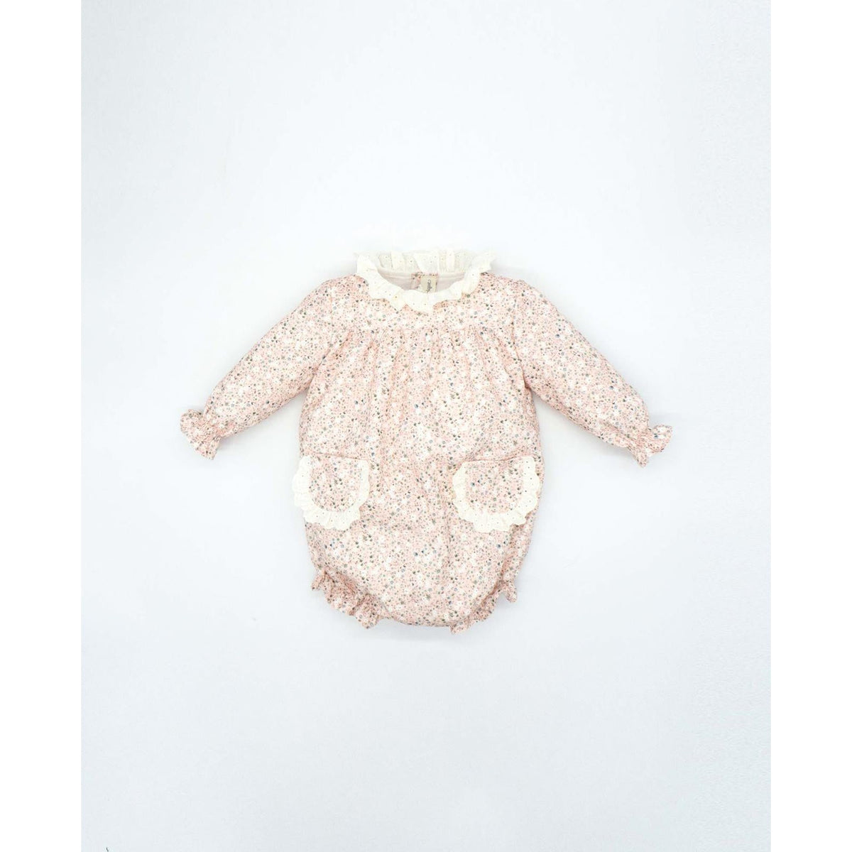Pink Flower Romper
