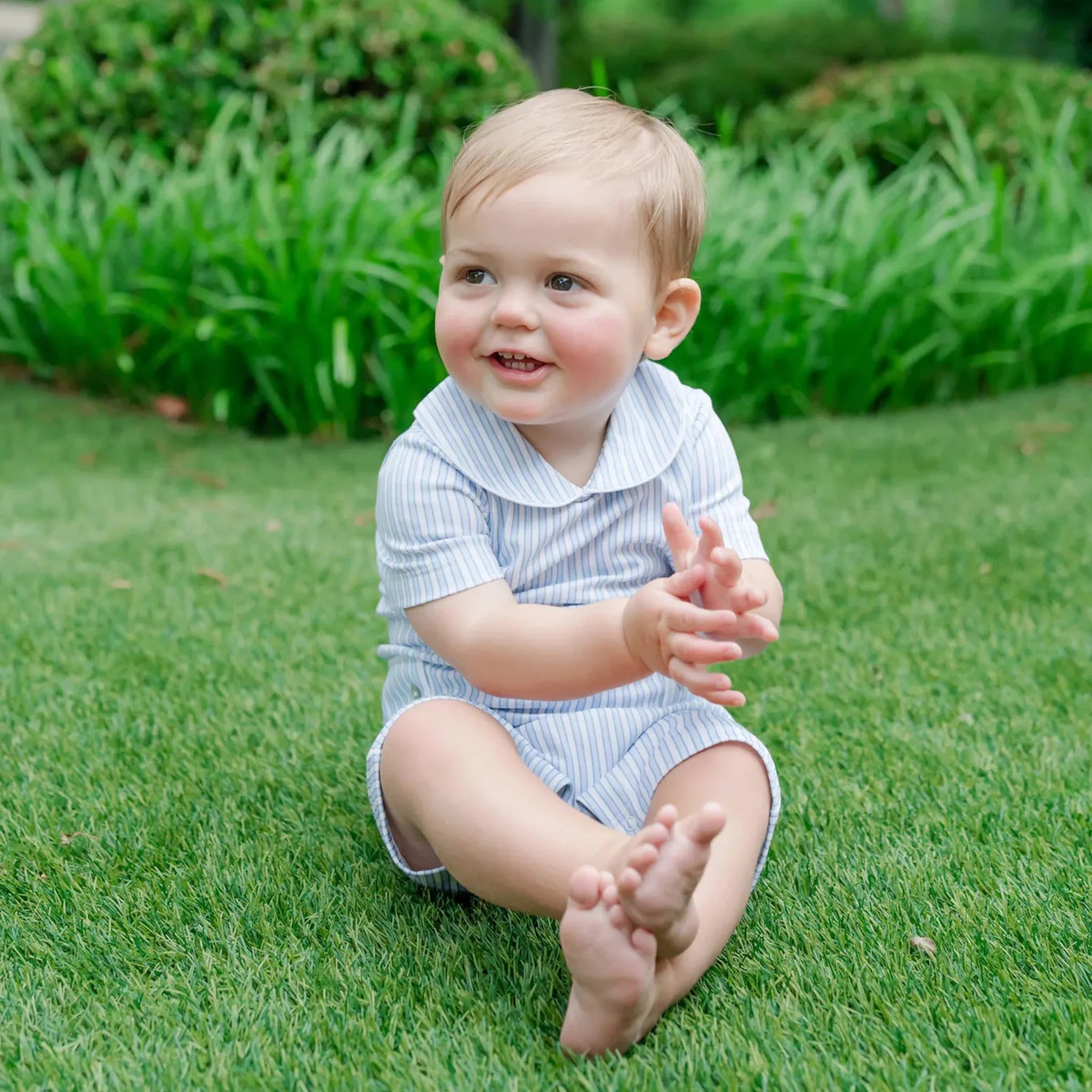 Henry Boys' Pima Cotton Shortall - Classic Strip