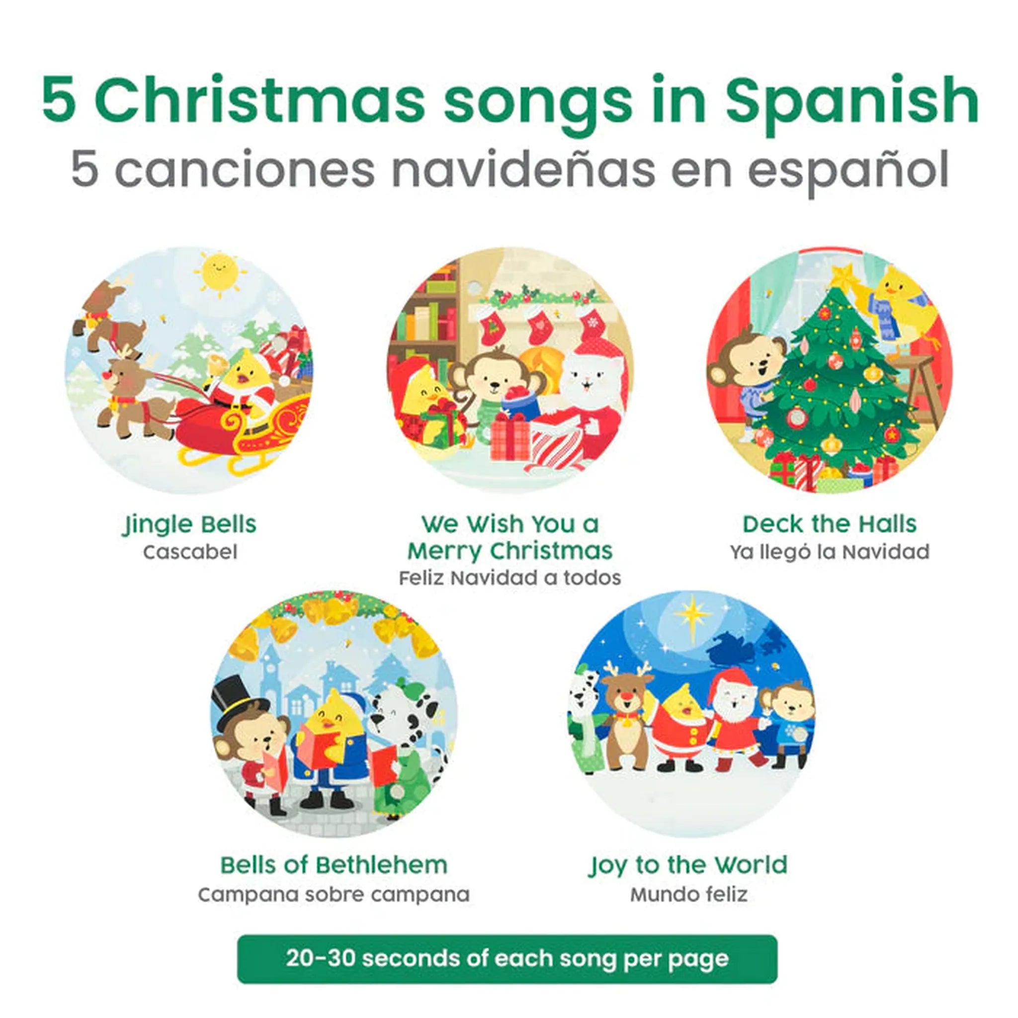 Feliz Navidad Christmas Musical Book