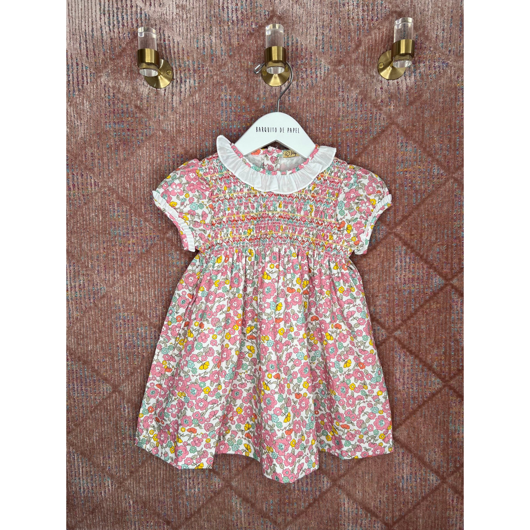 Betsy Flor Redonda Smocked Dress