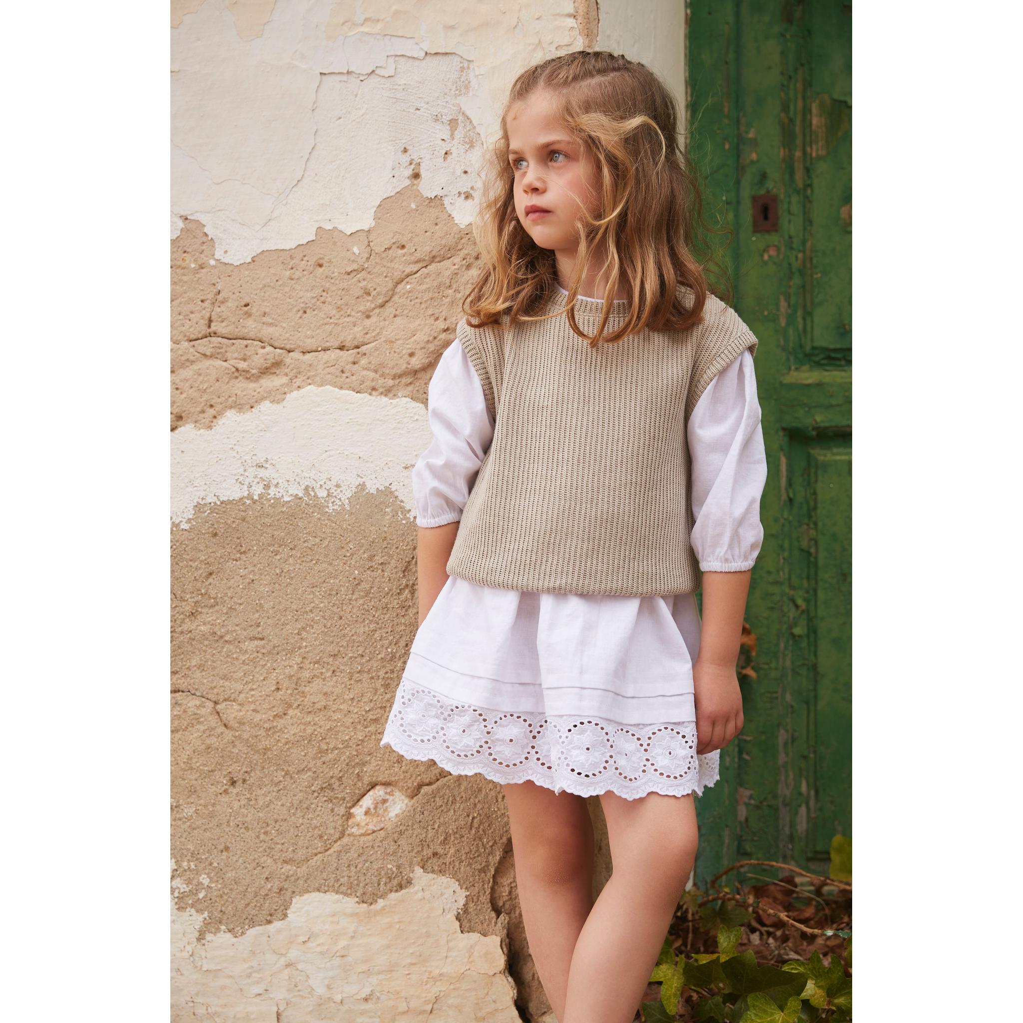 Luz Eyelet Linen Dress