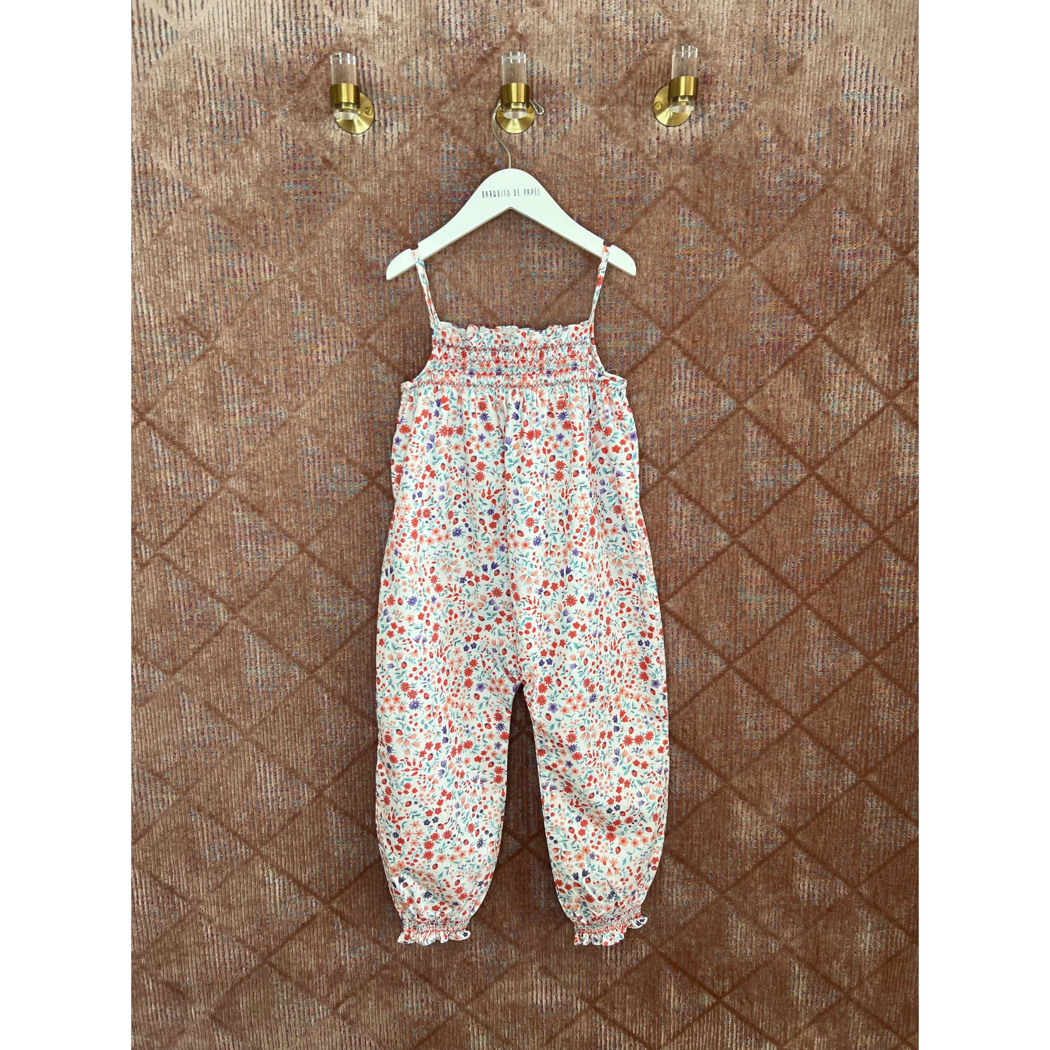 Irene Smocked Jumpsuit