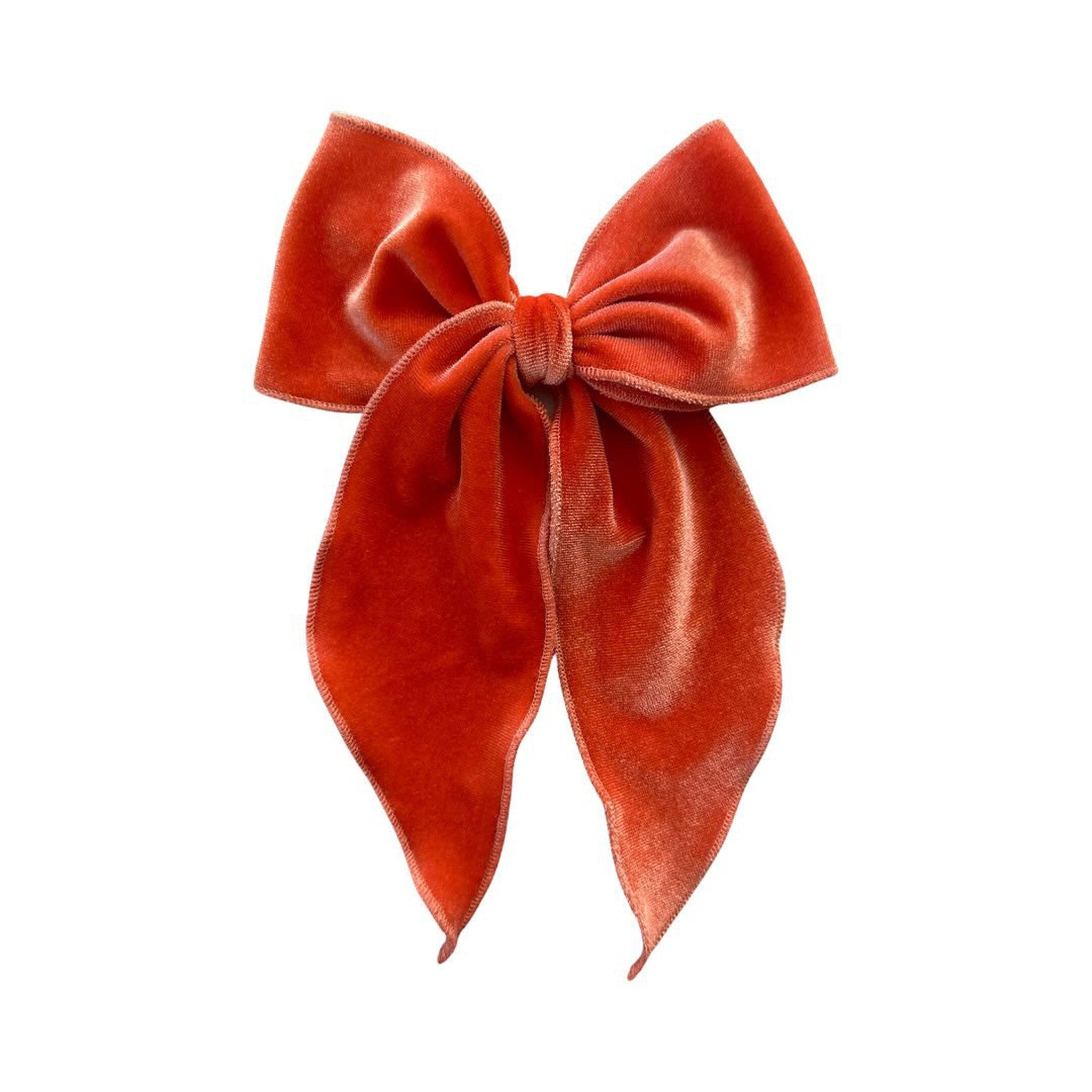 Velvet Fay Large Bow - Several Colors