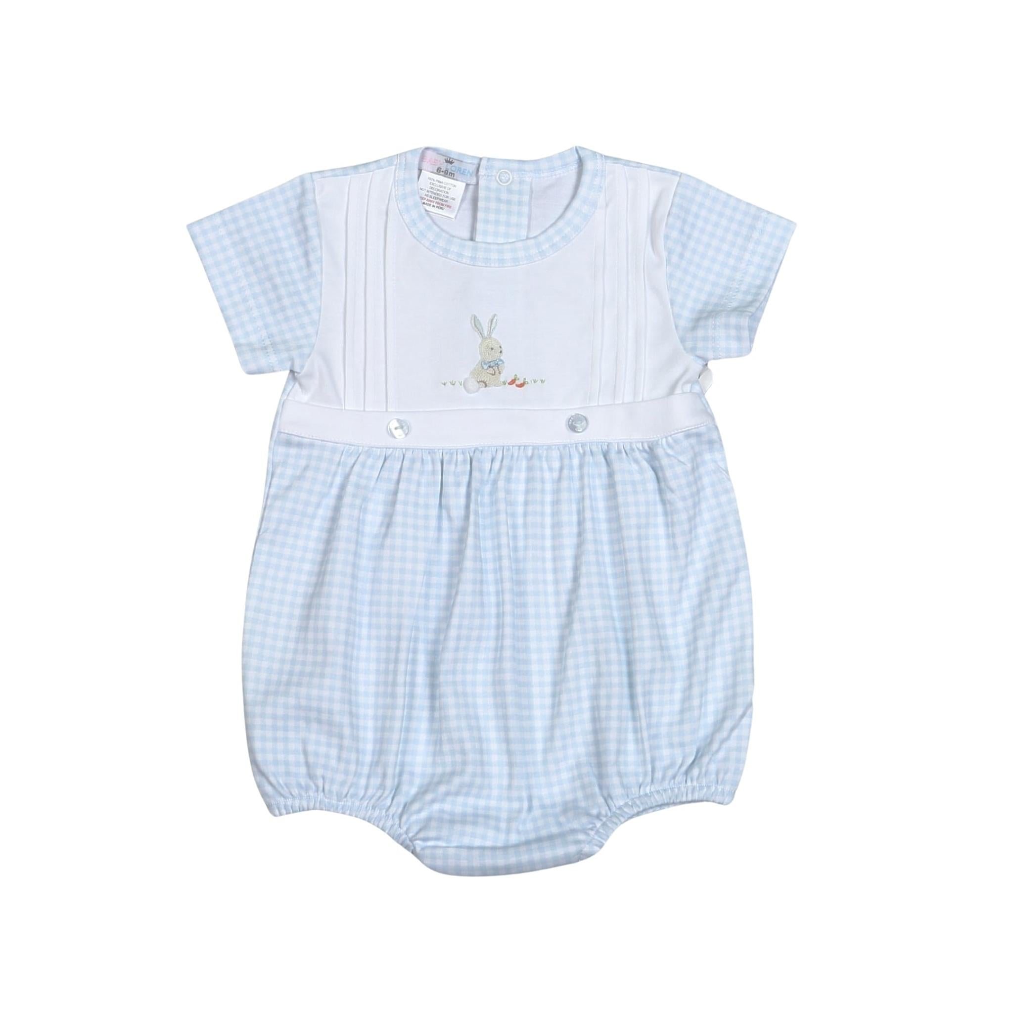 Easter Embroidered Blue Bubble