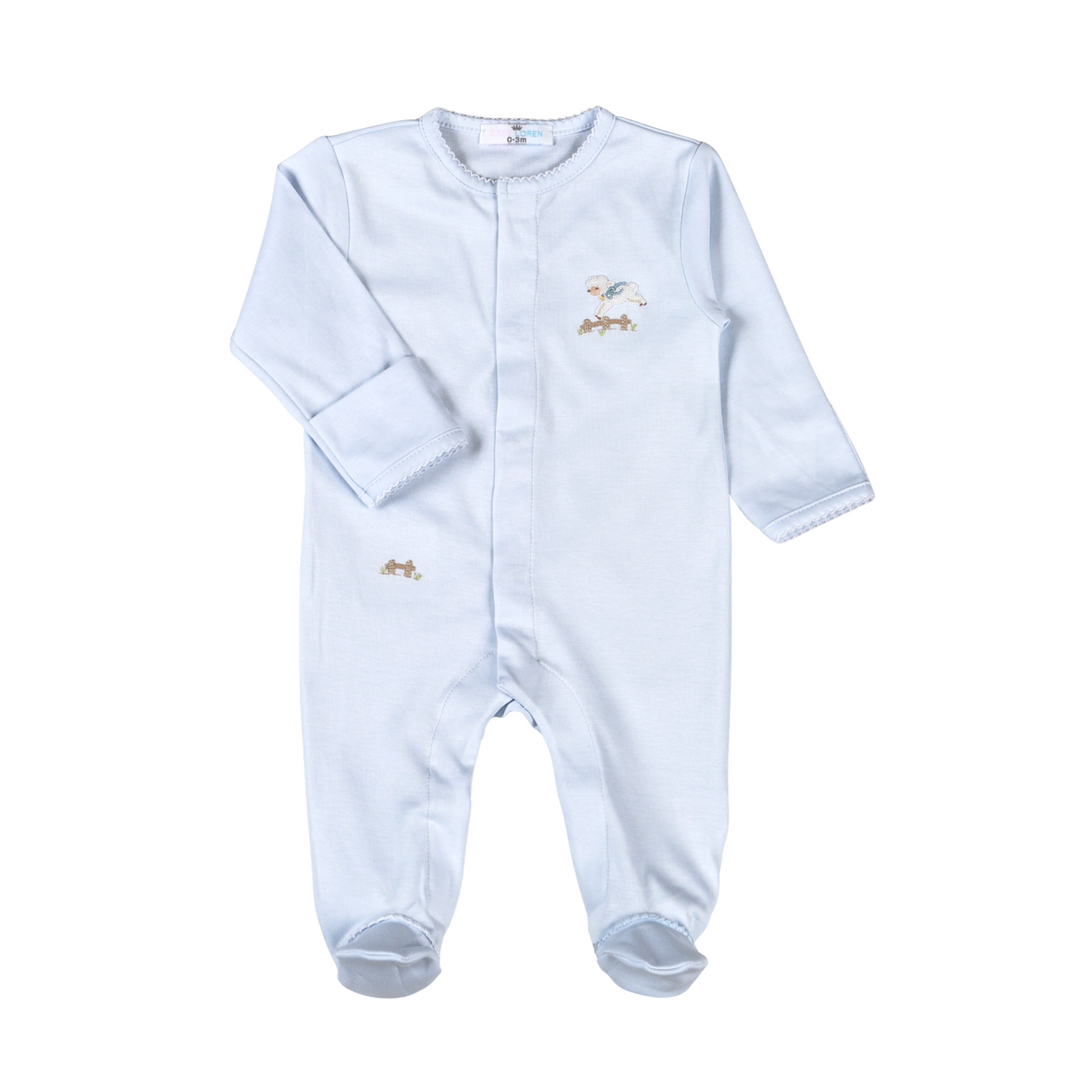 Baby Lamb Pima Footie