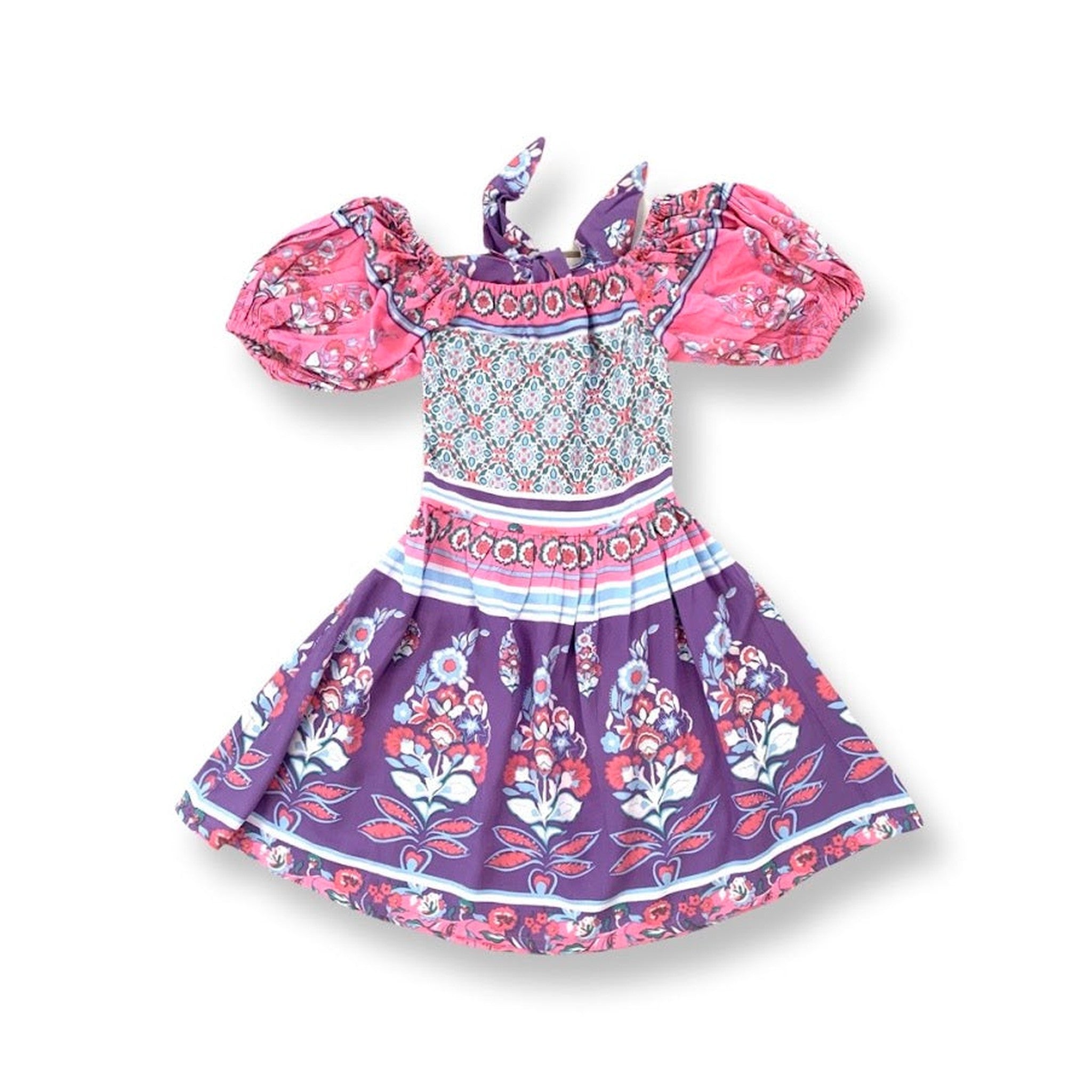 Riviera Stripe Back Knot Dress