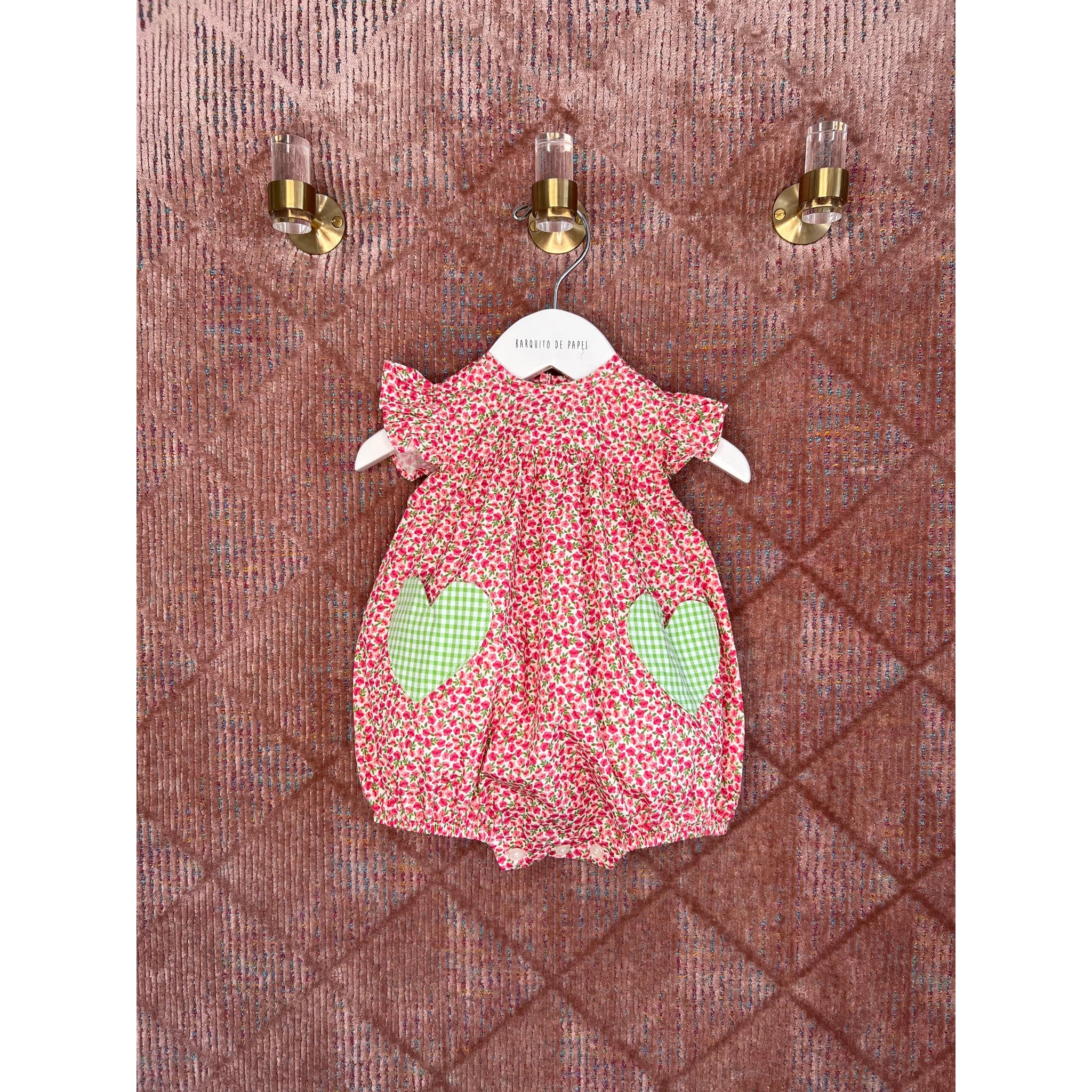 Mini Flor Heart Romper